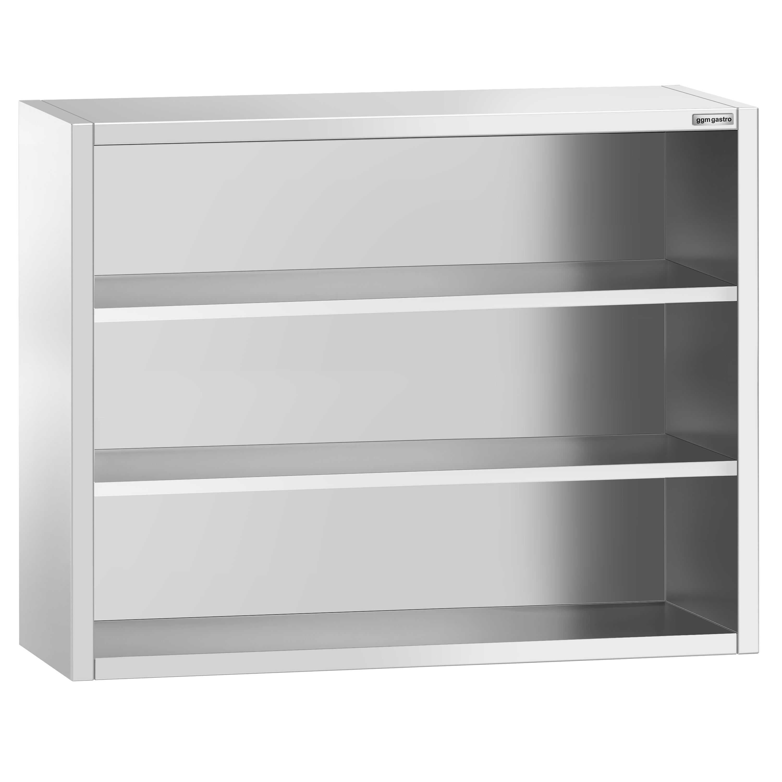 Roostevaba seinakapp 1200 × 400 × 1000 mm, avatud