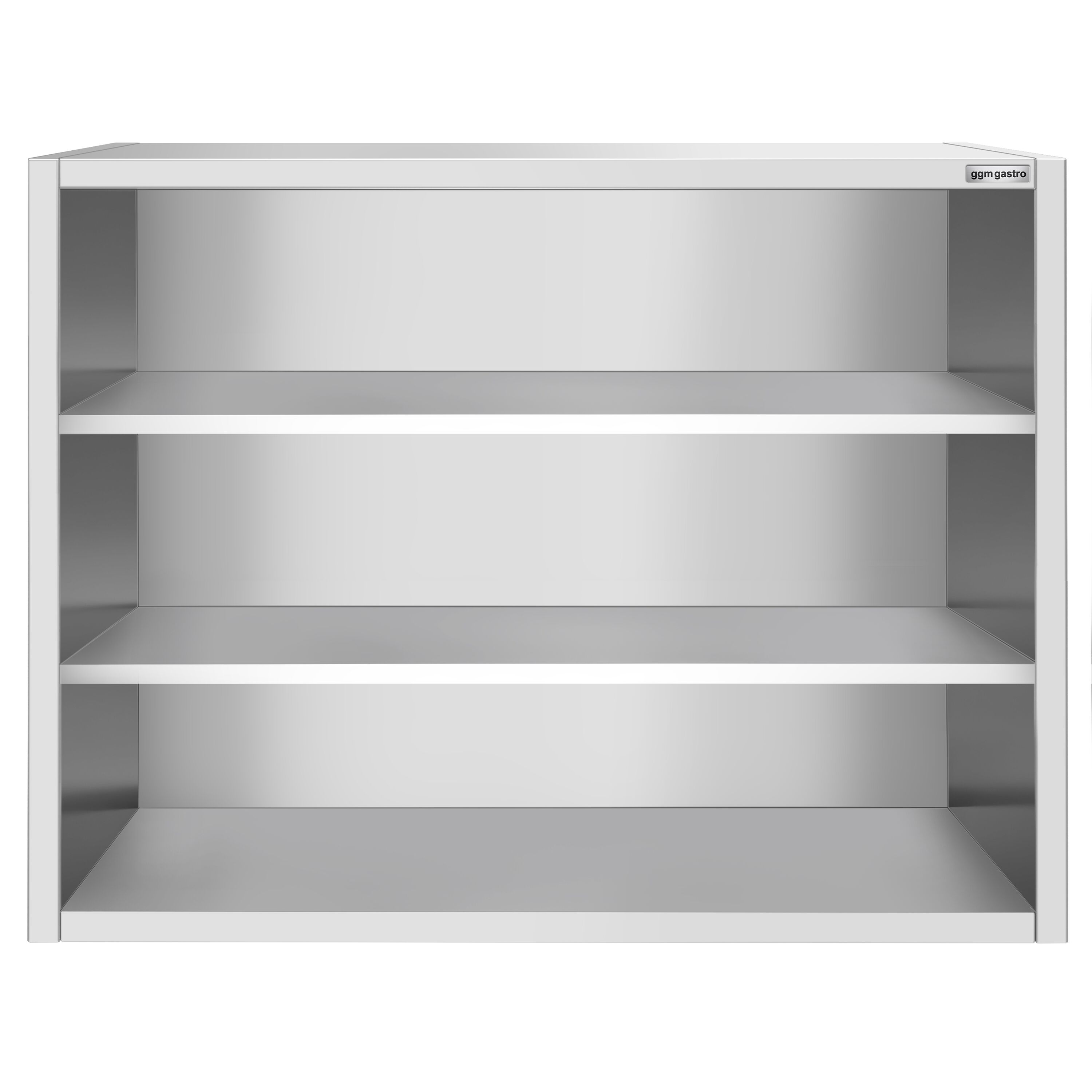 Roostevaba seinakapp 1200 × 400 × 1000 mm, avatud