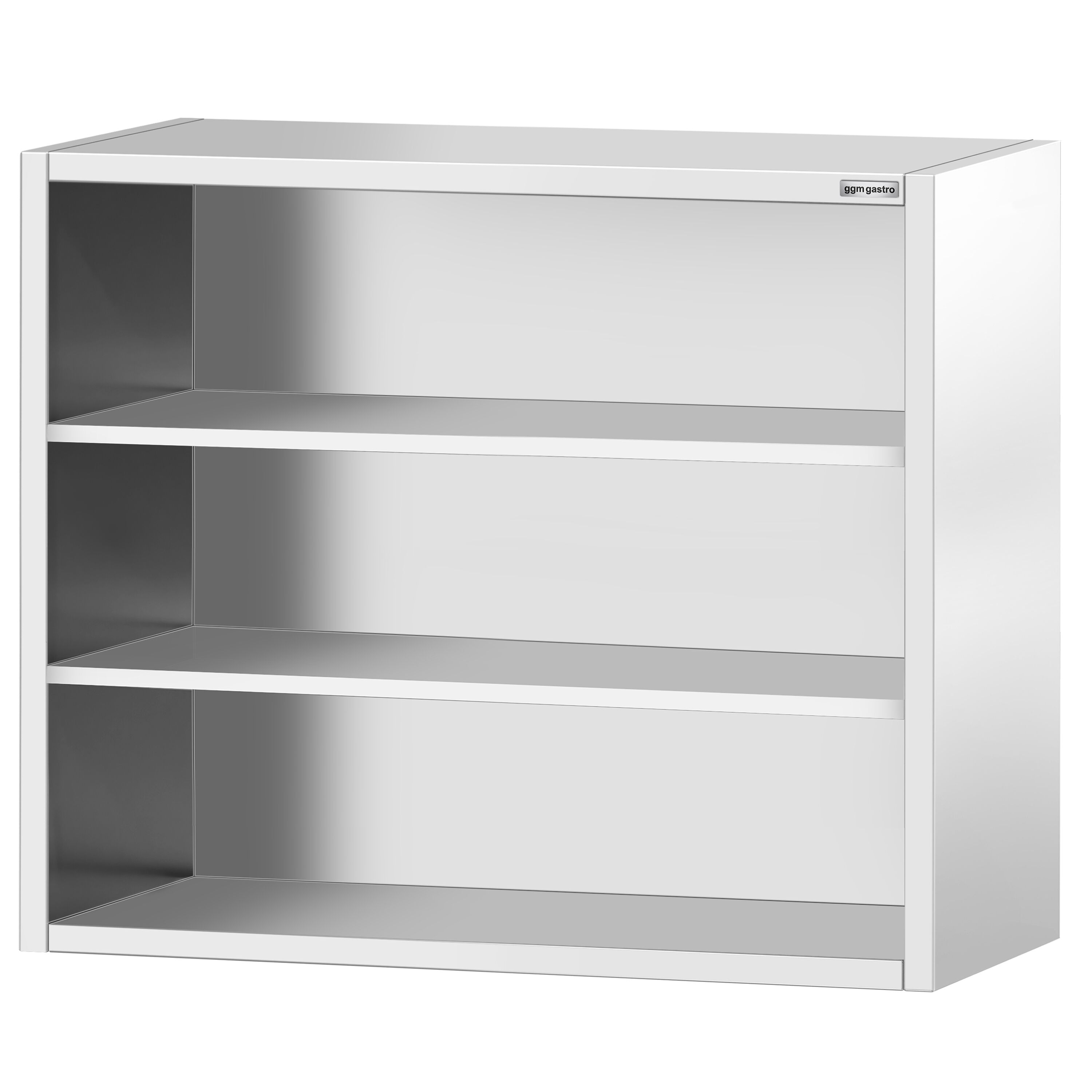 Roostevaba seinakapp 1200 × 400 × 1000 mm, avatud