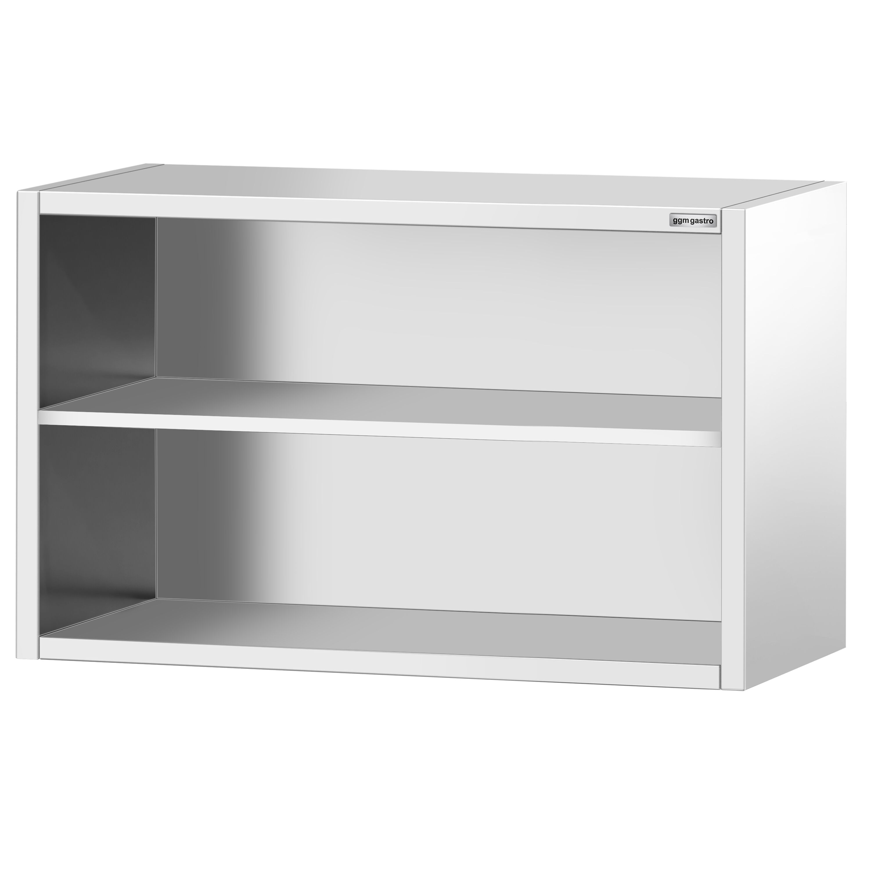 Roostevaba seinakapp 1200 × 400 × 800 mm, avatud