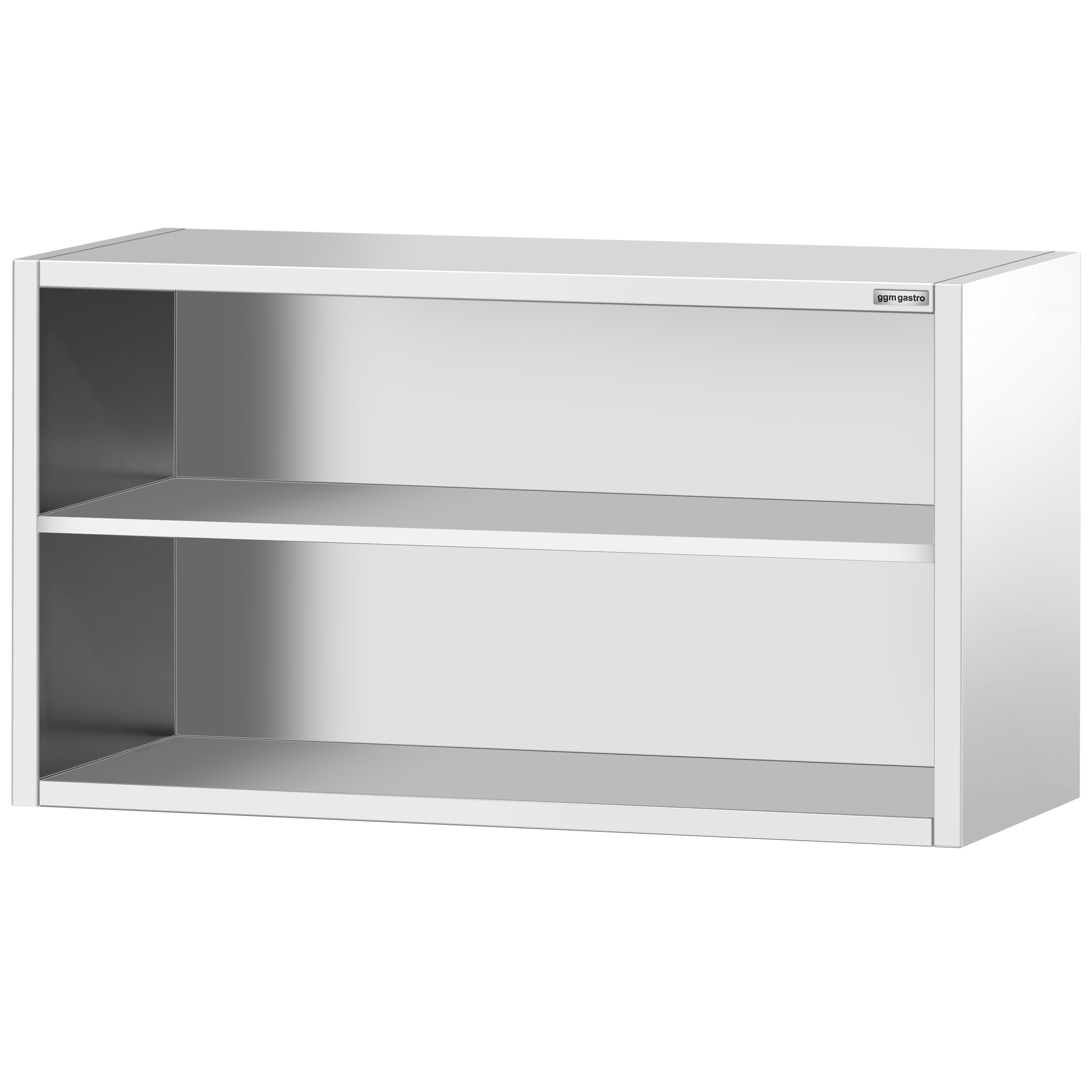 Roostevaba seinakapp 1400 × 400 × 800 mm, avatud