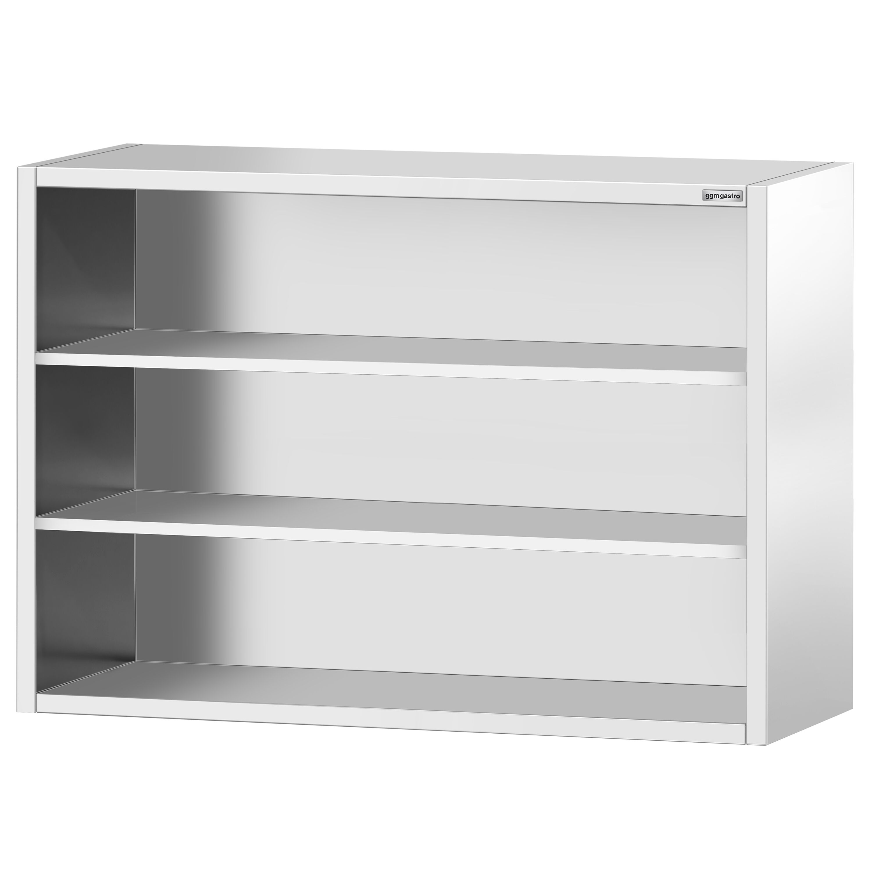Roostevaba seinakapp 1600 × 400 × 1000 mm, avatud