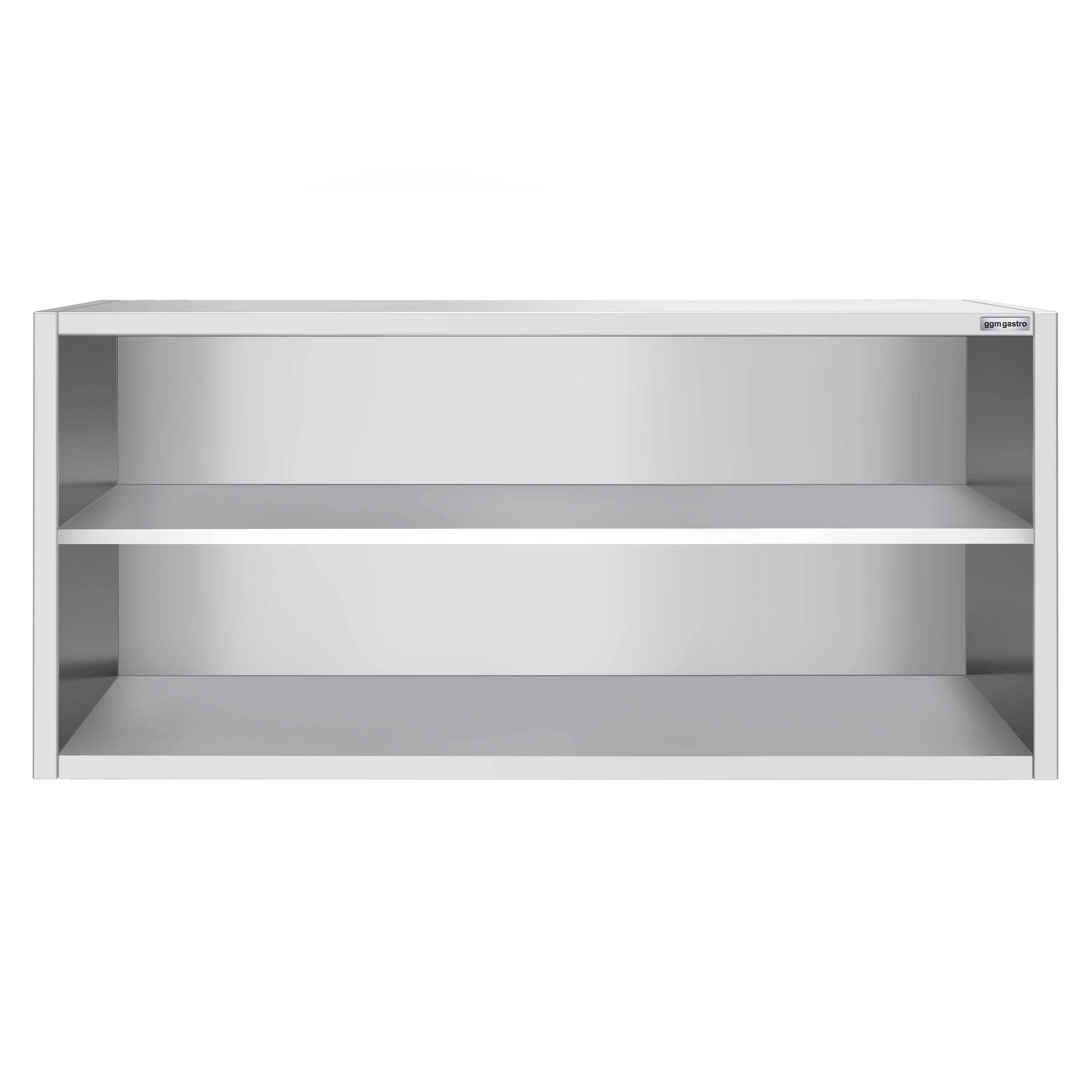 Roostevaba seinakapp 2000 × 400 × 800 mm, avatud