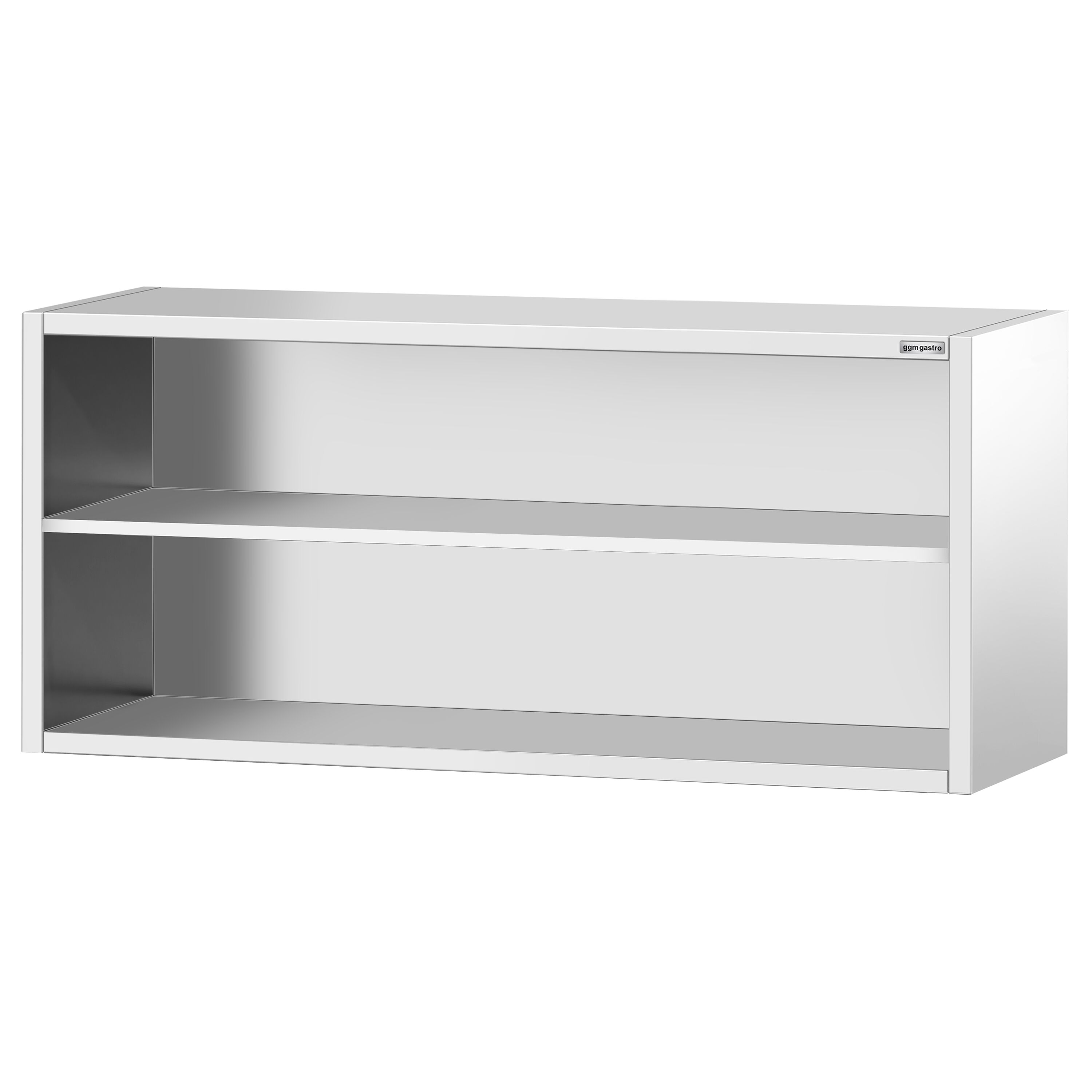 Roostevaba seinakapp 2000 × 400 × 800 mm, avatud