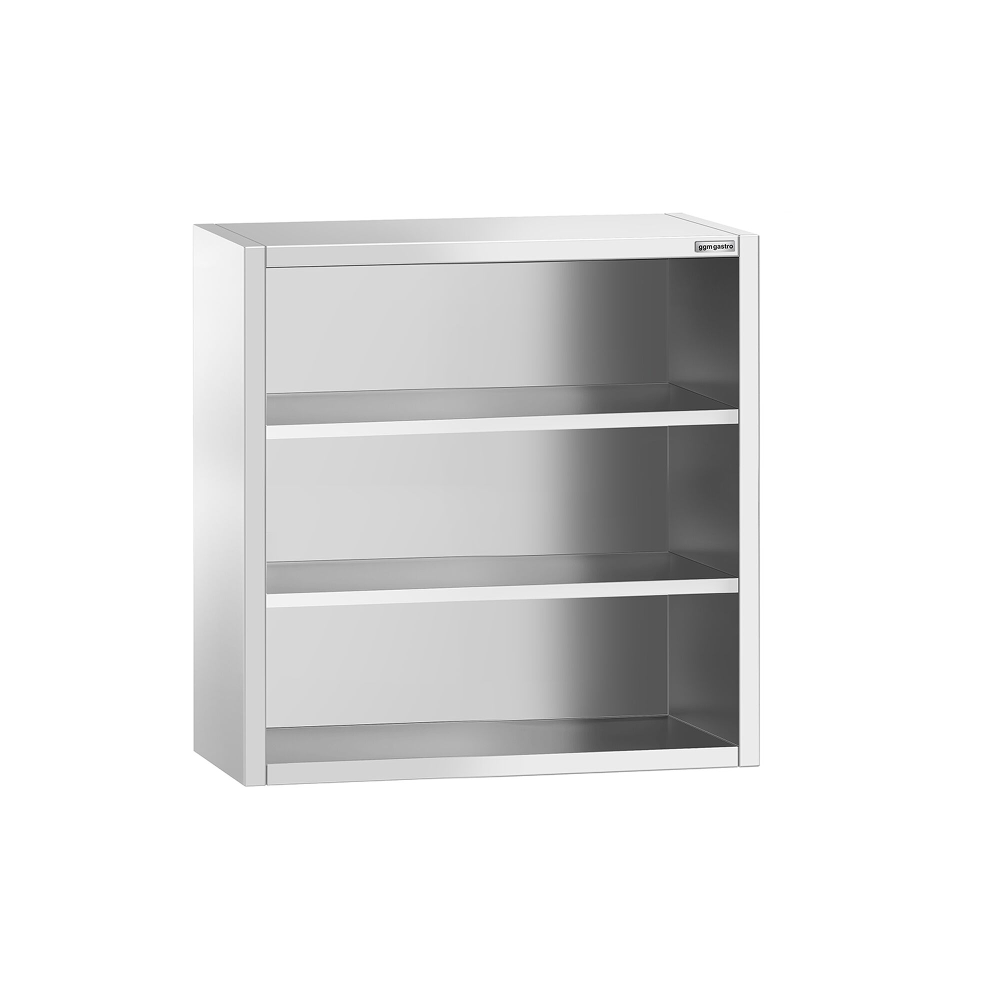 Roostevaba seinakapp 800 x 400 x 1000 mm, avatud