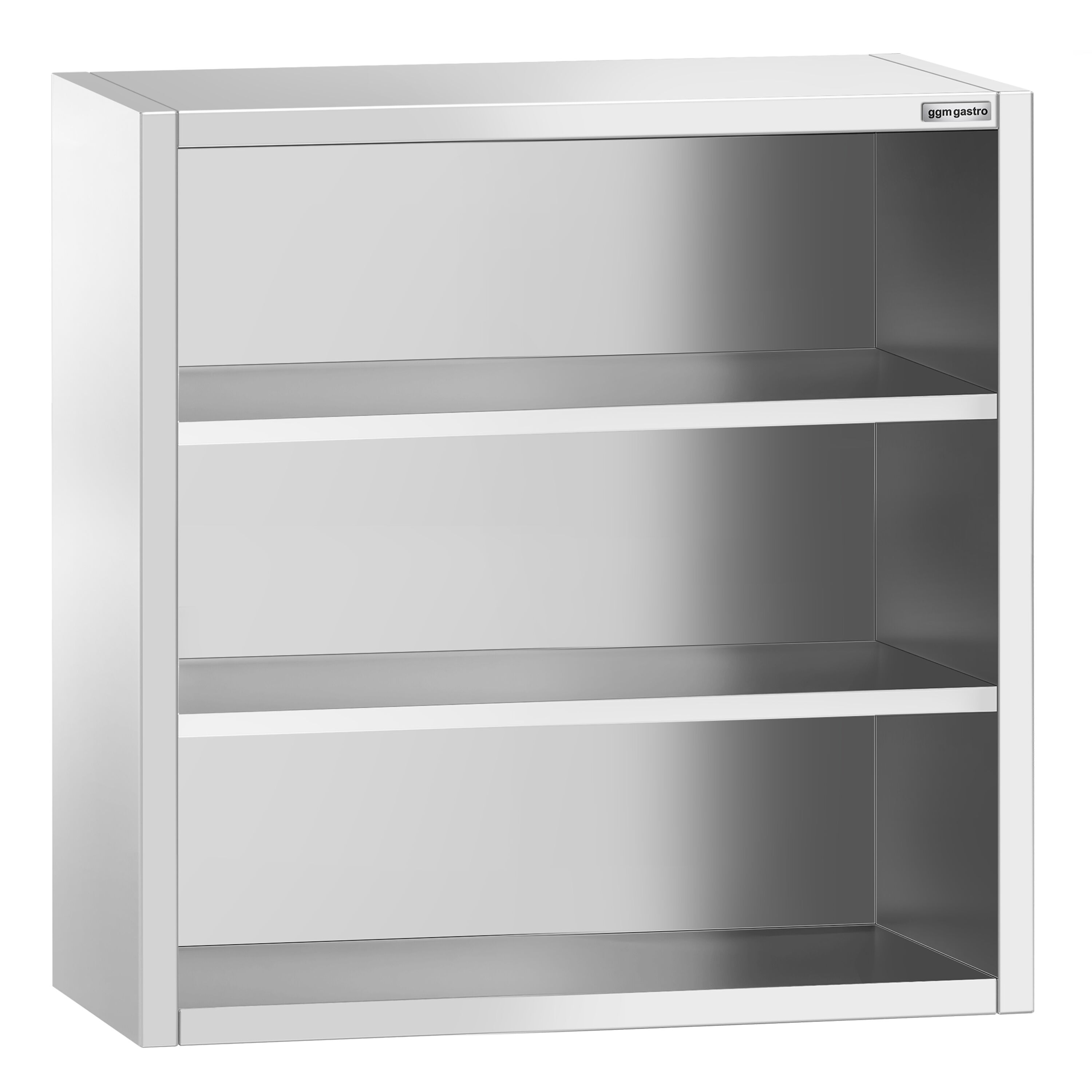 Roostevaba seinakapp 800 × 400 × 1000 mm, avatud