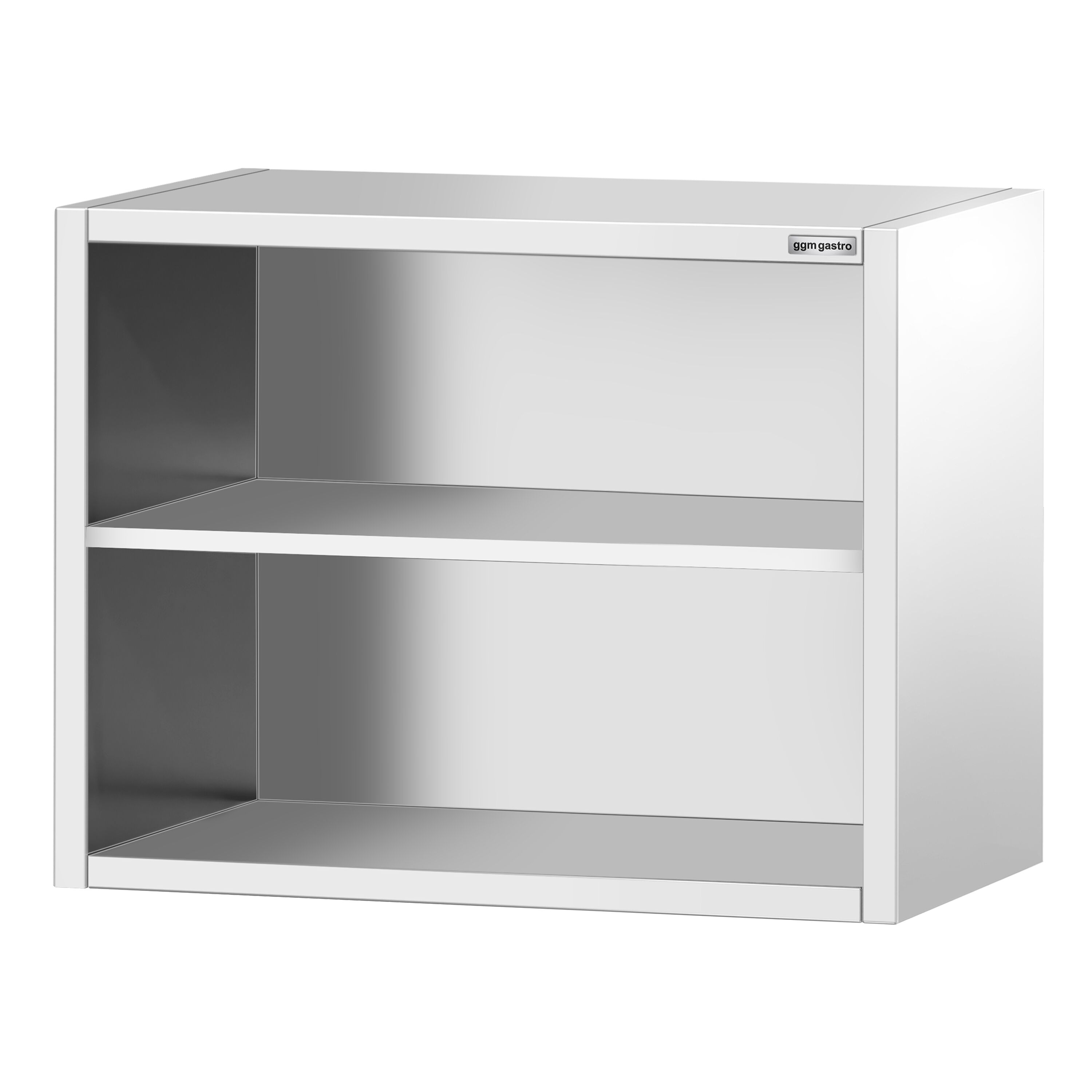 Roostevaba seinakapp 800 × 400 × 800 mm, avatud