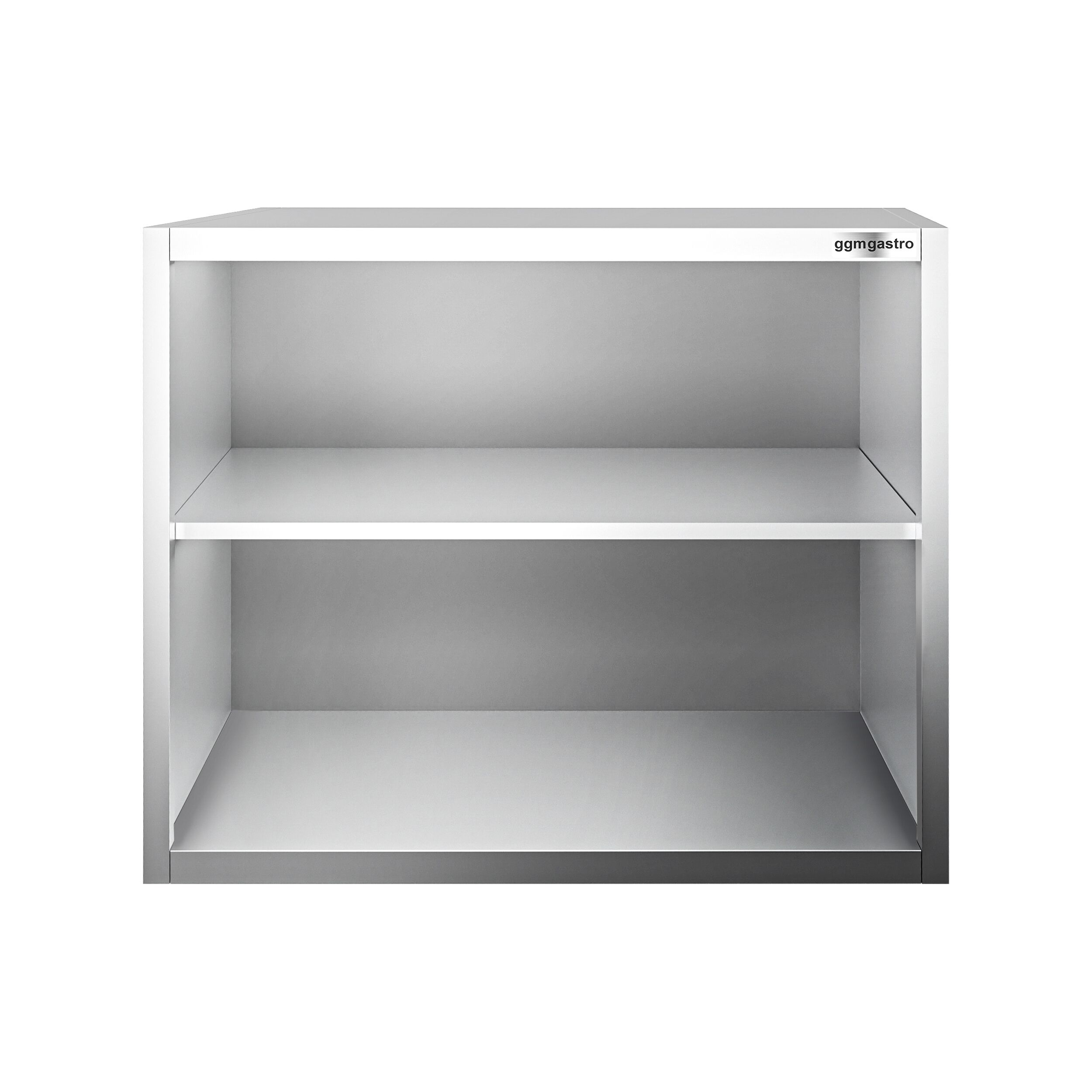 Roostevaba seinakapp 800 × 400 × 800 mm, avatud