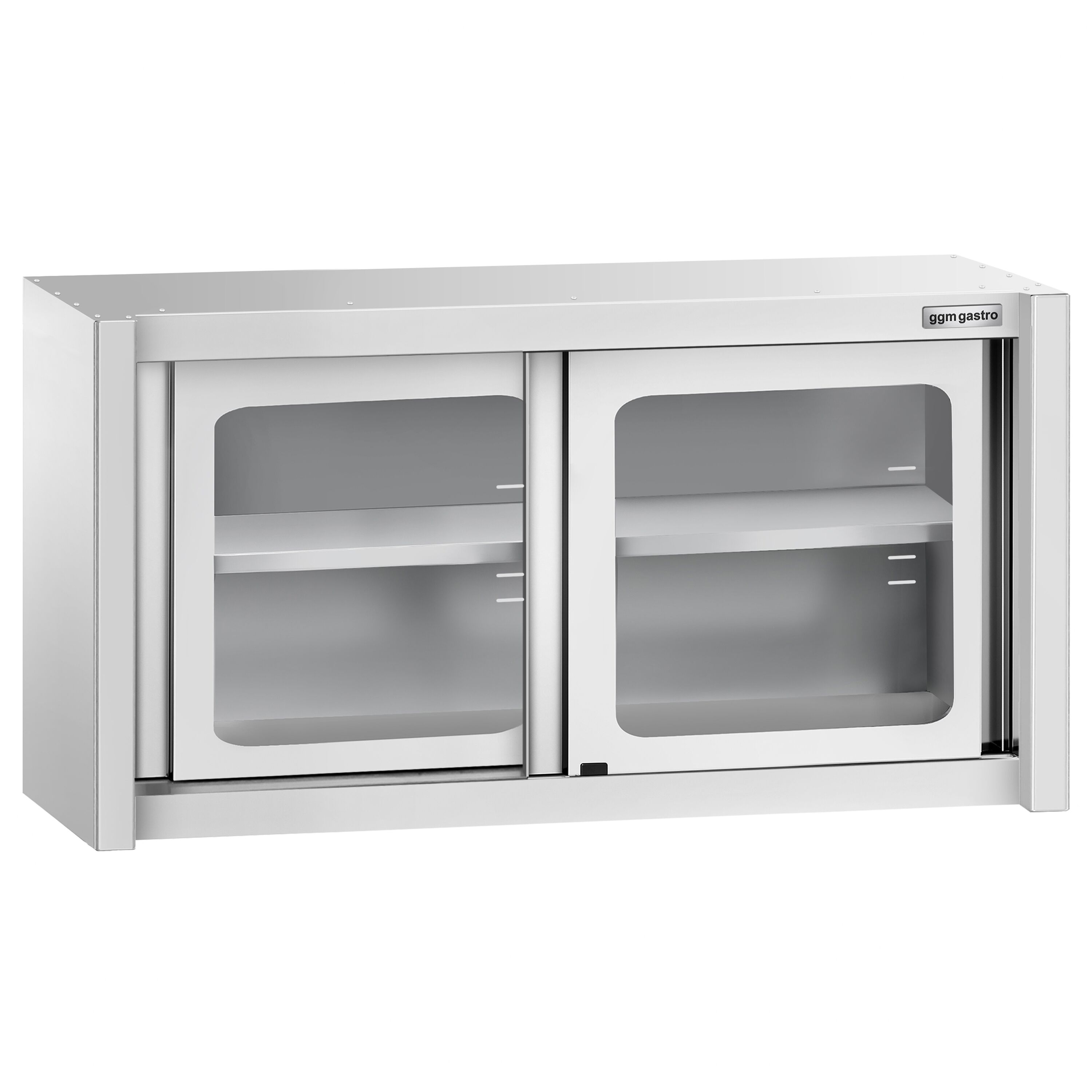 Roostevaba seinakapp 1000 × 400 × 650 mm, klaas-lükanduksed