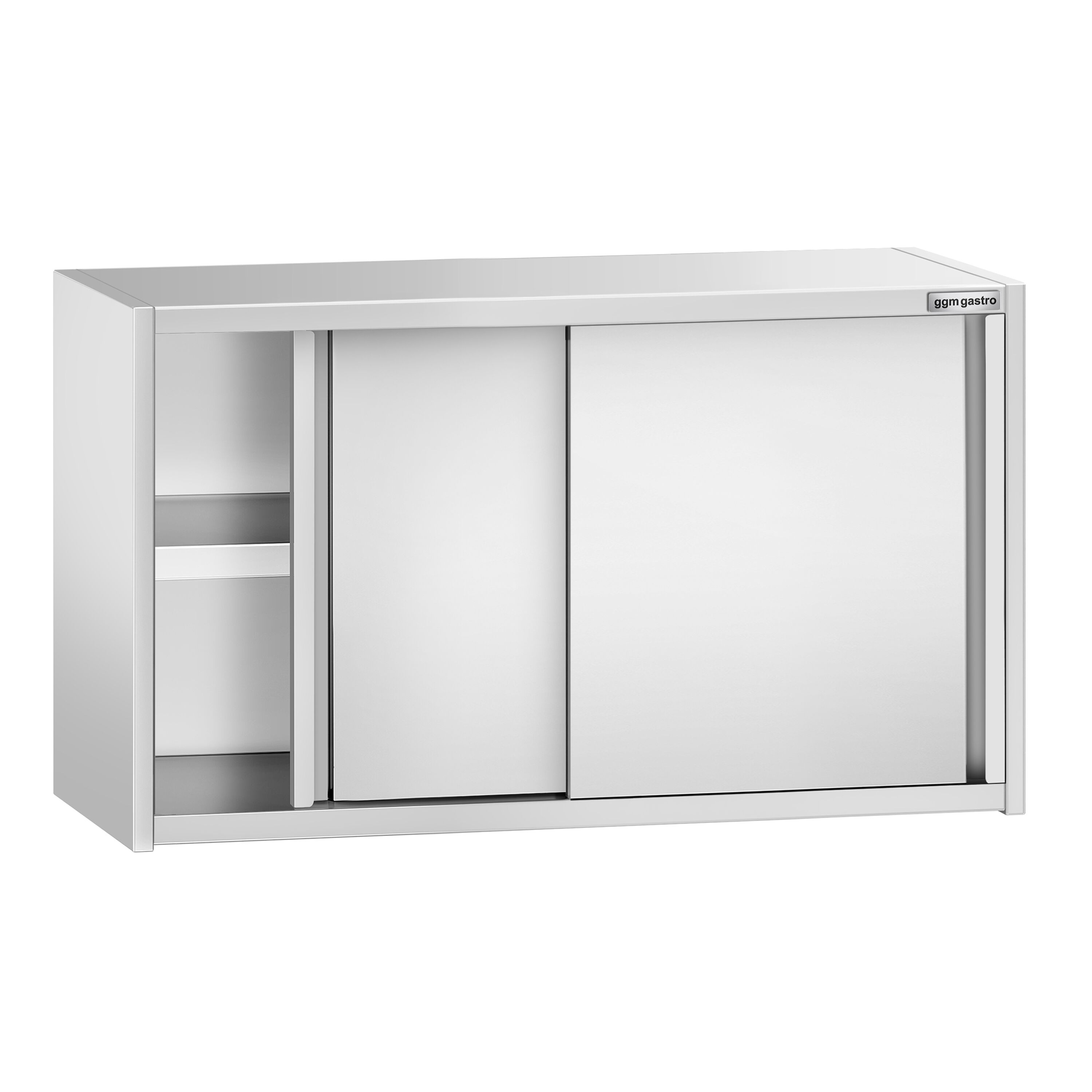 Roostevaba seinakapp 1000 × 400 × 650 mm, lükandustega