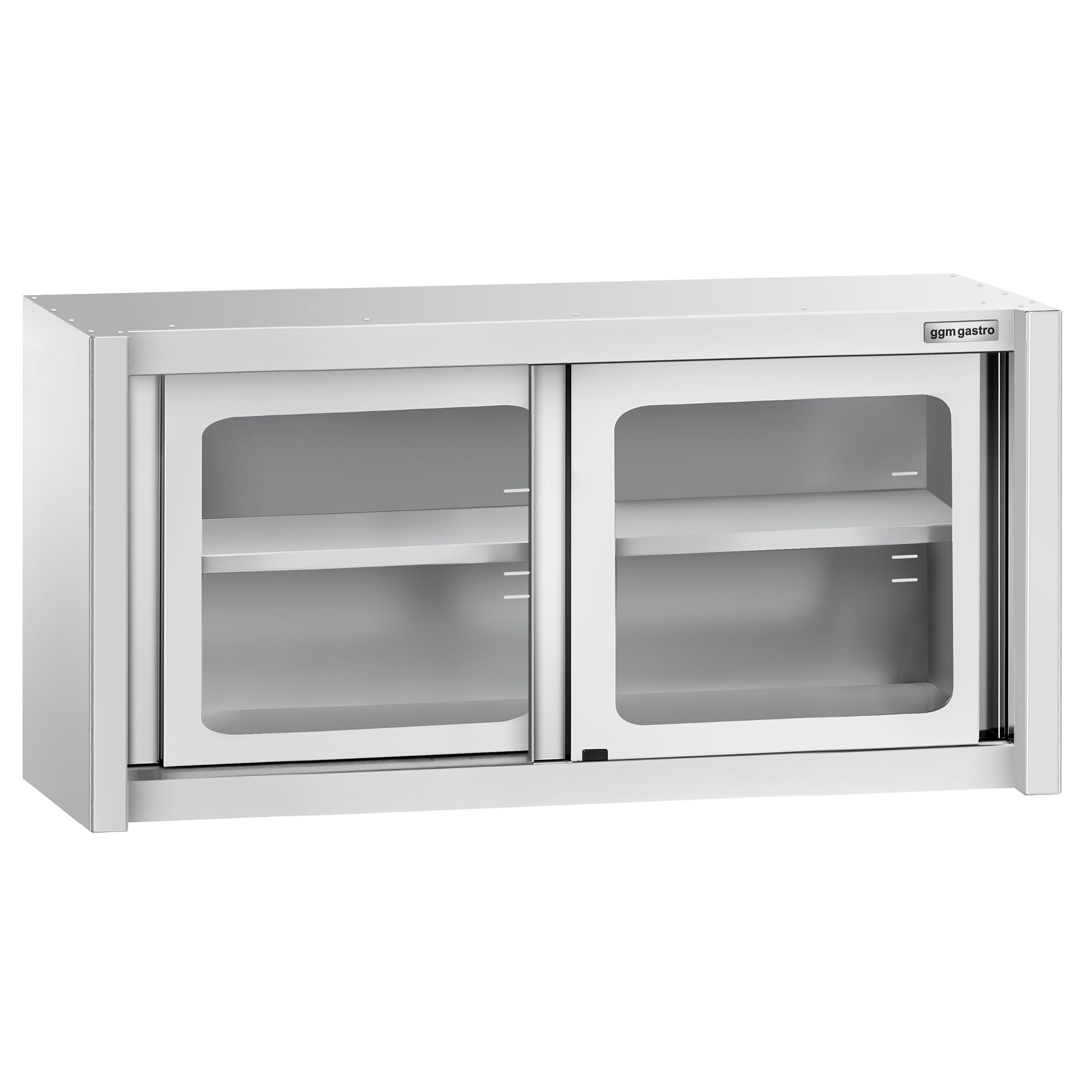 Roostevaba seinakapp 1200 × 400 × 650 mm, klaas-lükanduksed