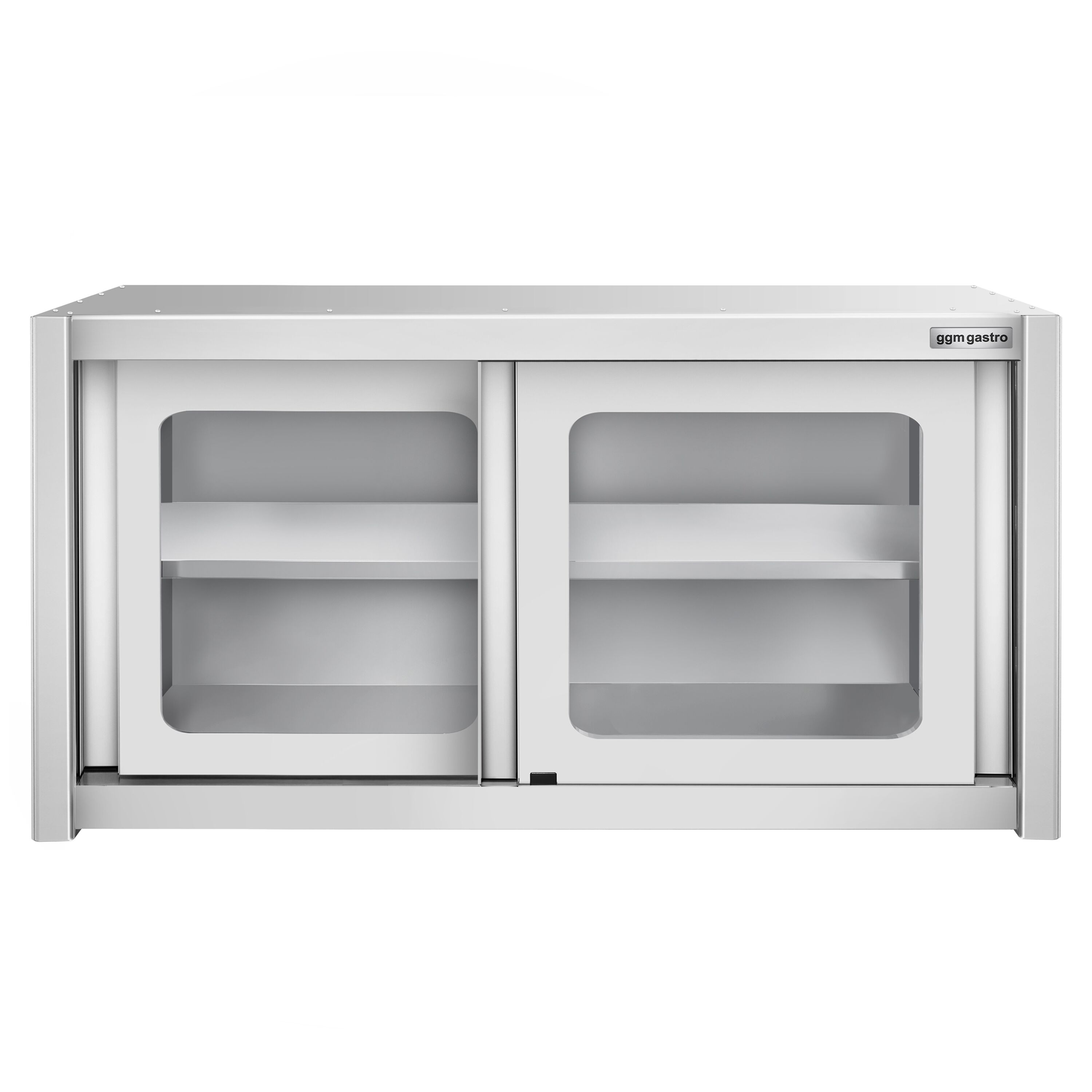 Roostevaba seinakapp 1200 × 400 × 650 mm, klaas-lükanduksed