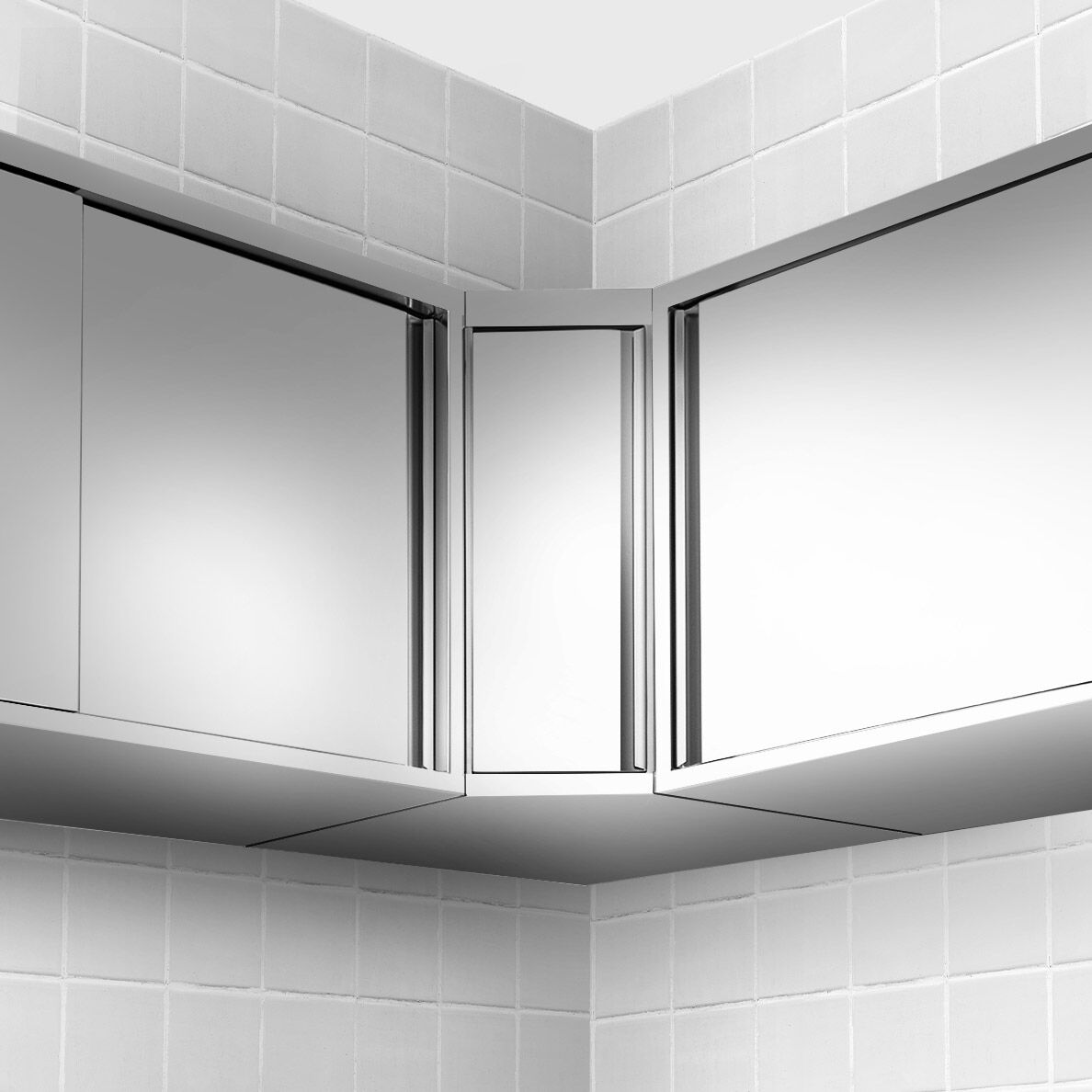 Roostevaba seinakapp 800 × 400 × 650 mm, tiibustega