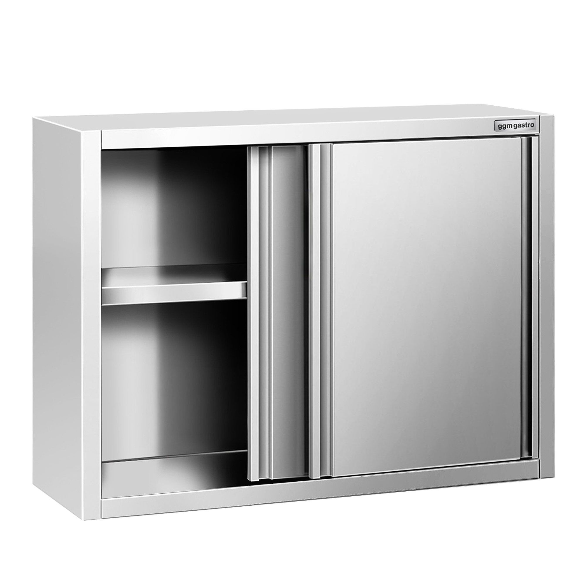 Roostevaba seinakapp 1000 × 400 × 800 mm, lükandustega