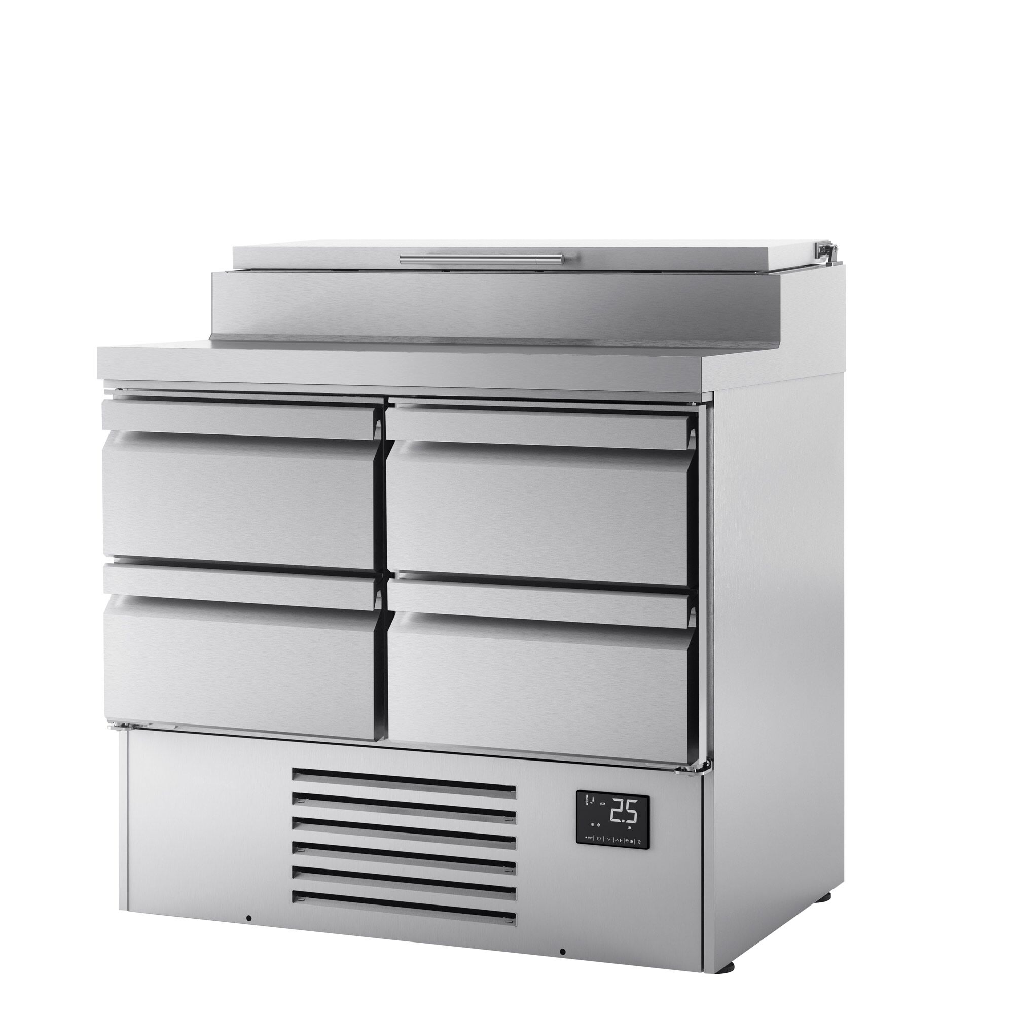 Salatileti ettevalmistuslaud, 978mm, 4 sahtlit