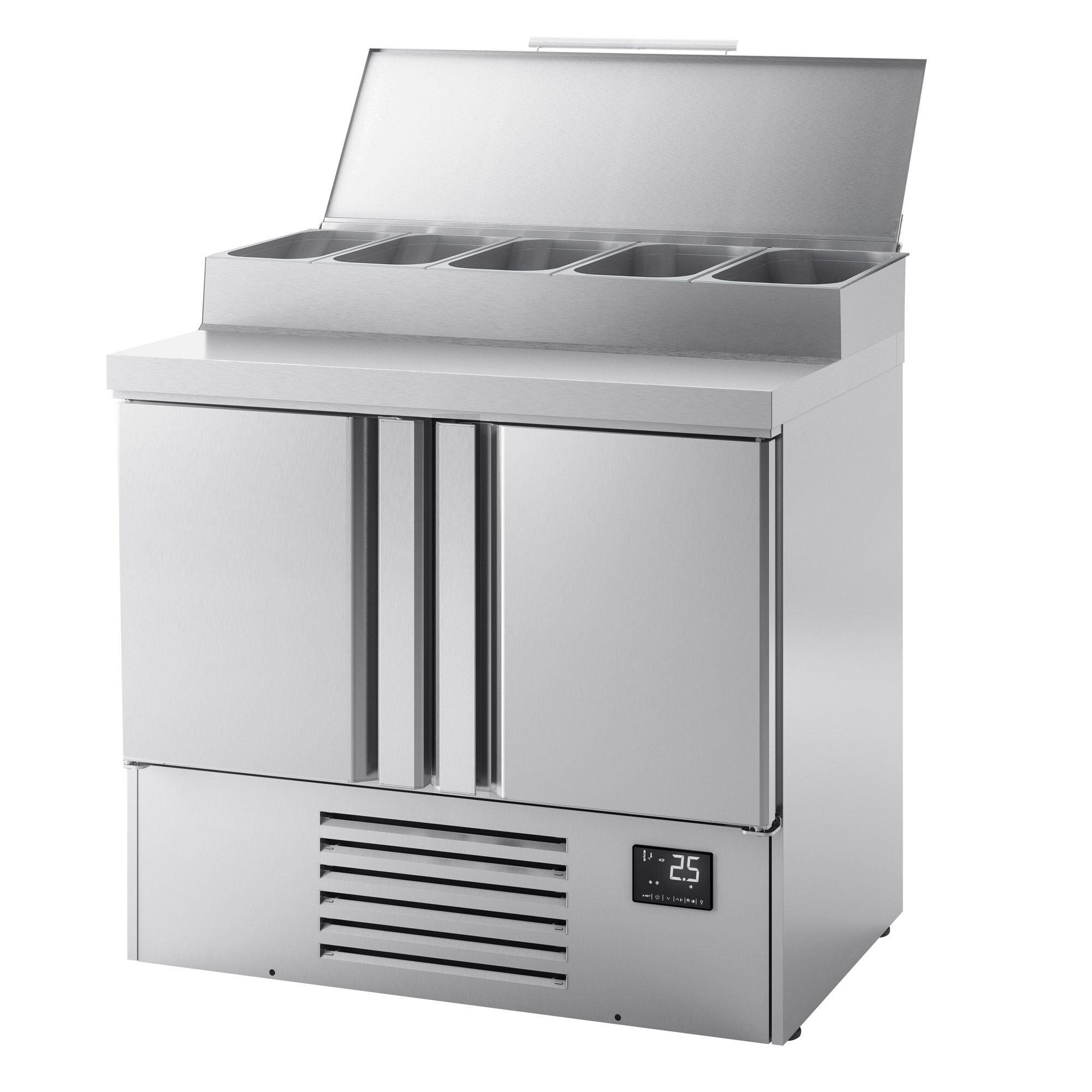 Salatileti ettevalmistuslaud, 978mm, 2 ust