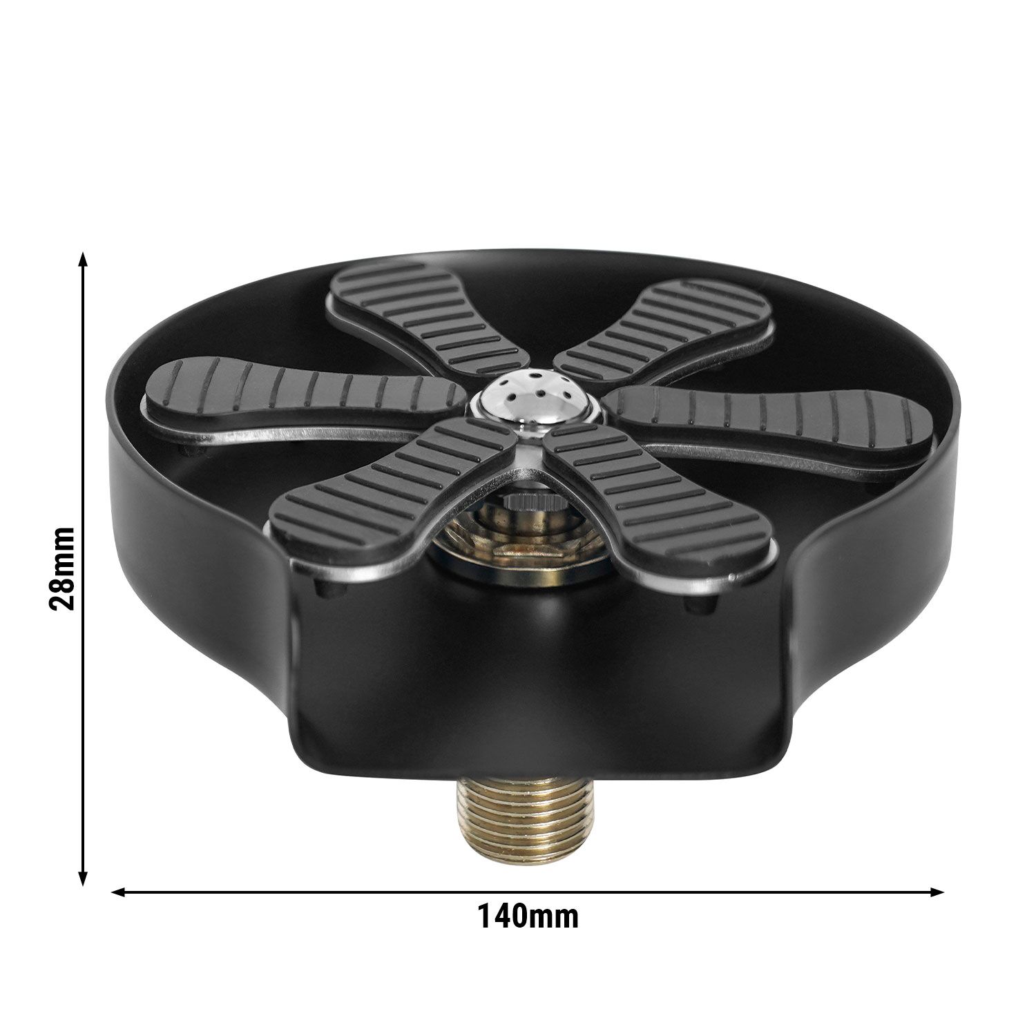 Klaasiloputaja G3/8" – must