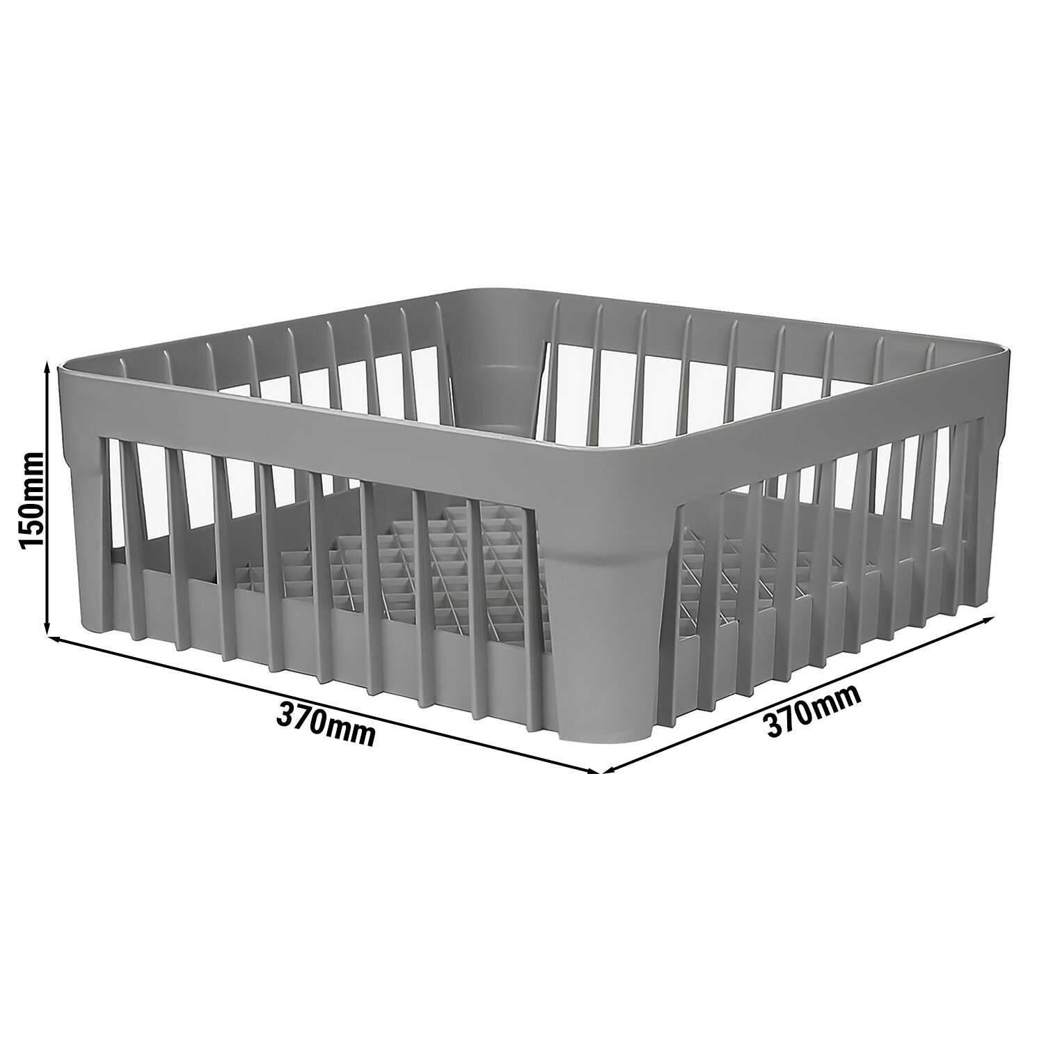 Klaasipesumasina korv 400x400 mm – hall