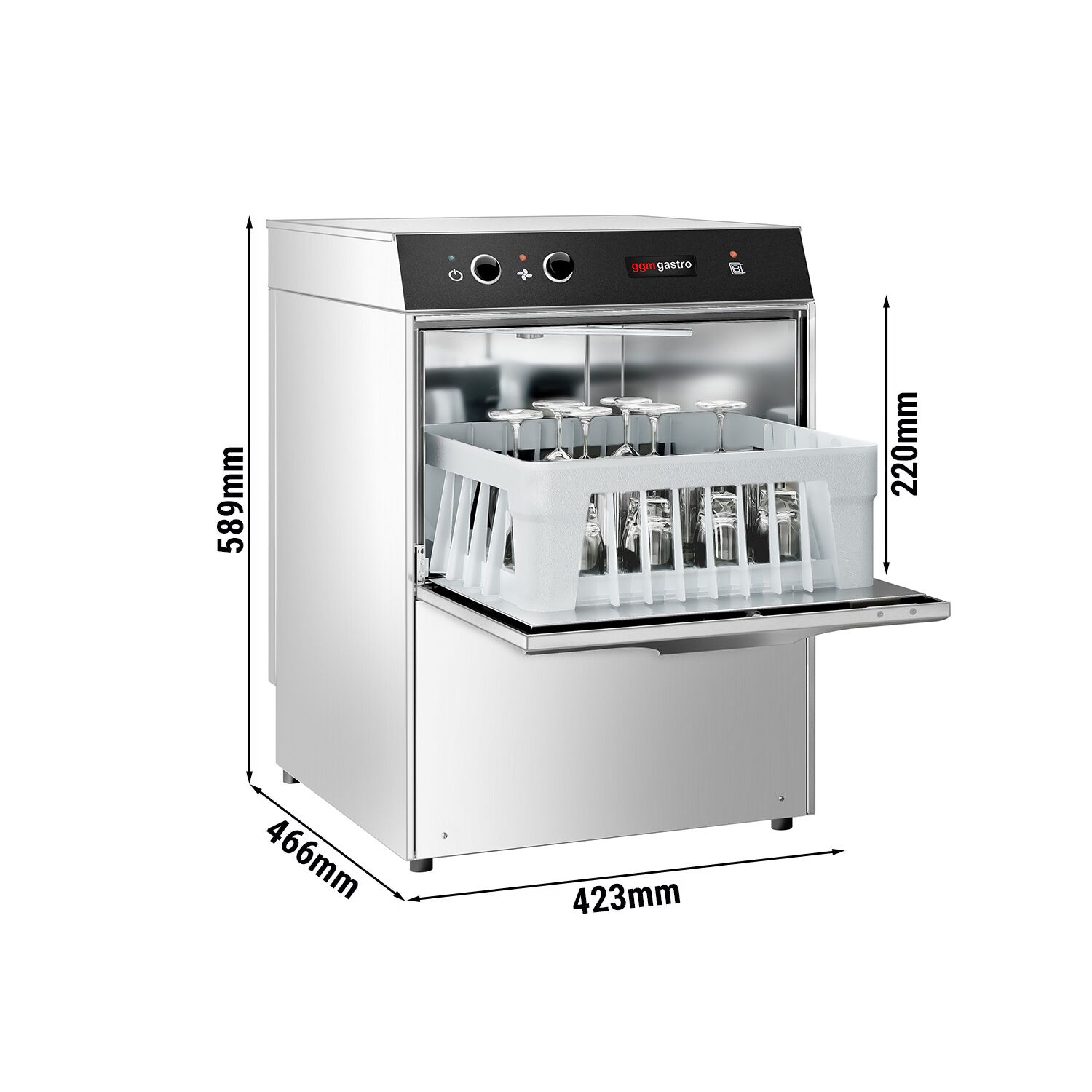 Klaasipesumasin 2,77 kW – manuaalne