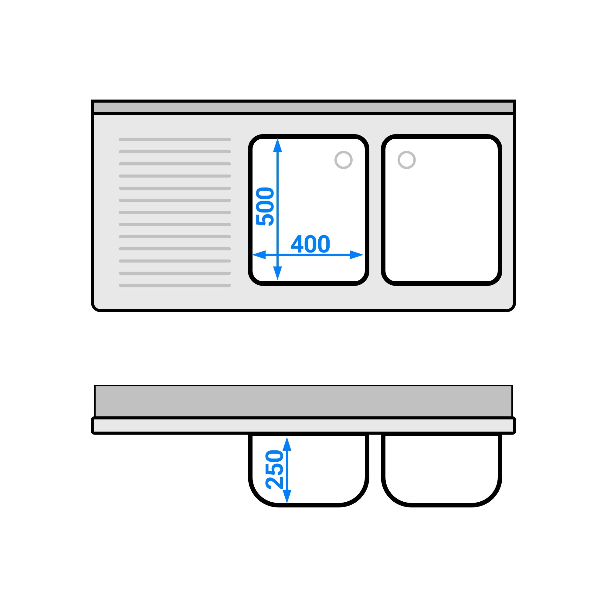 Valamukapp PREMIUM 1400x700 mm – 2 valamut paremal