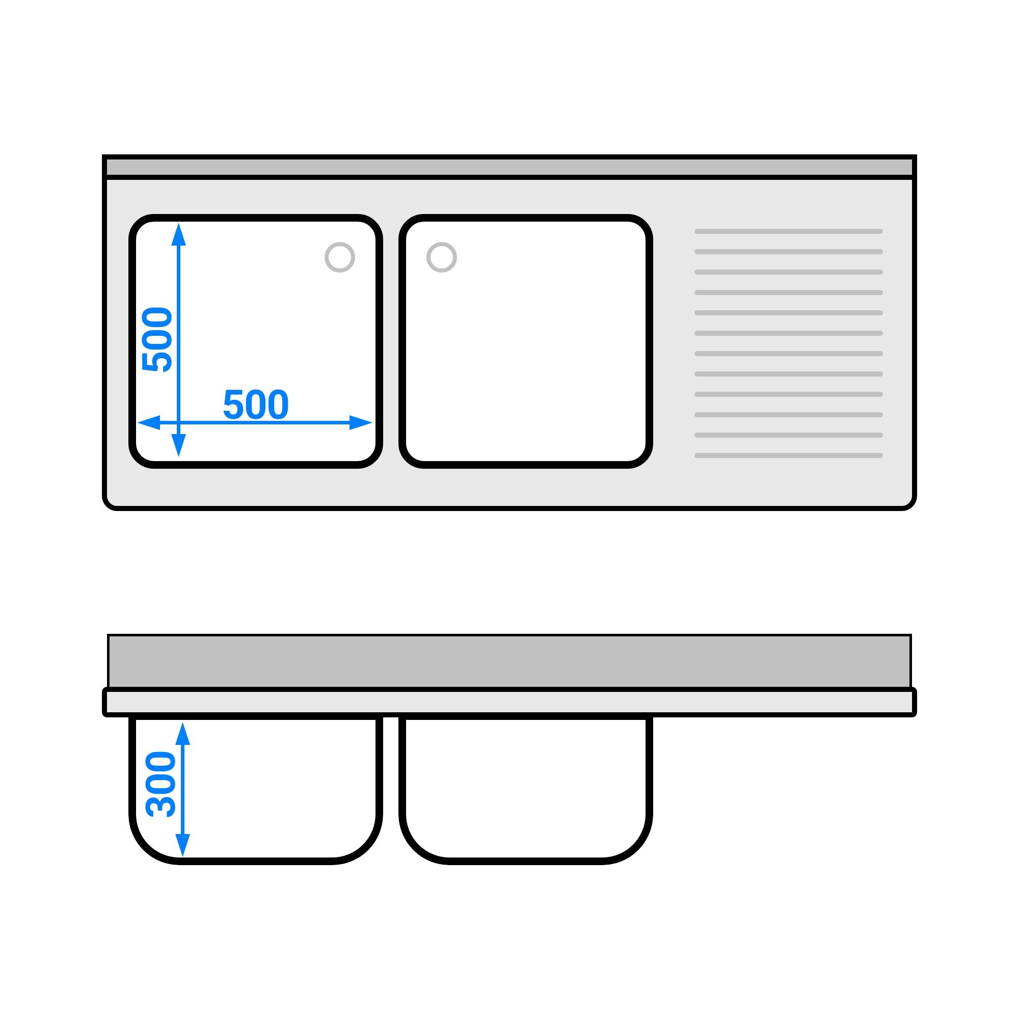 Valamukapp PREMIUM 1600x700 mm – 2 valamut vasakul