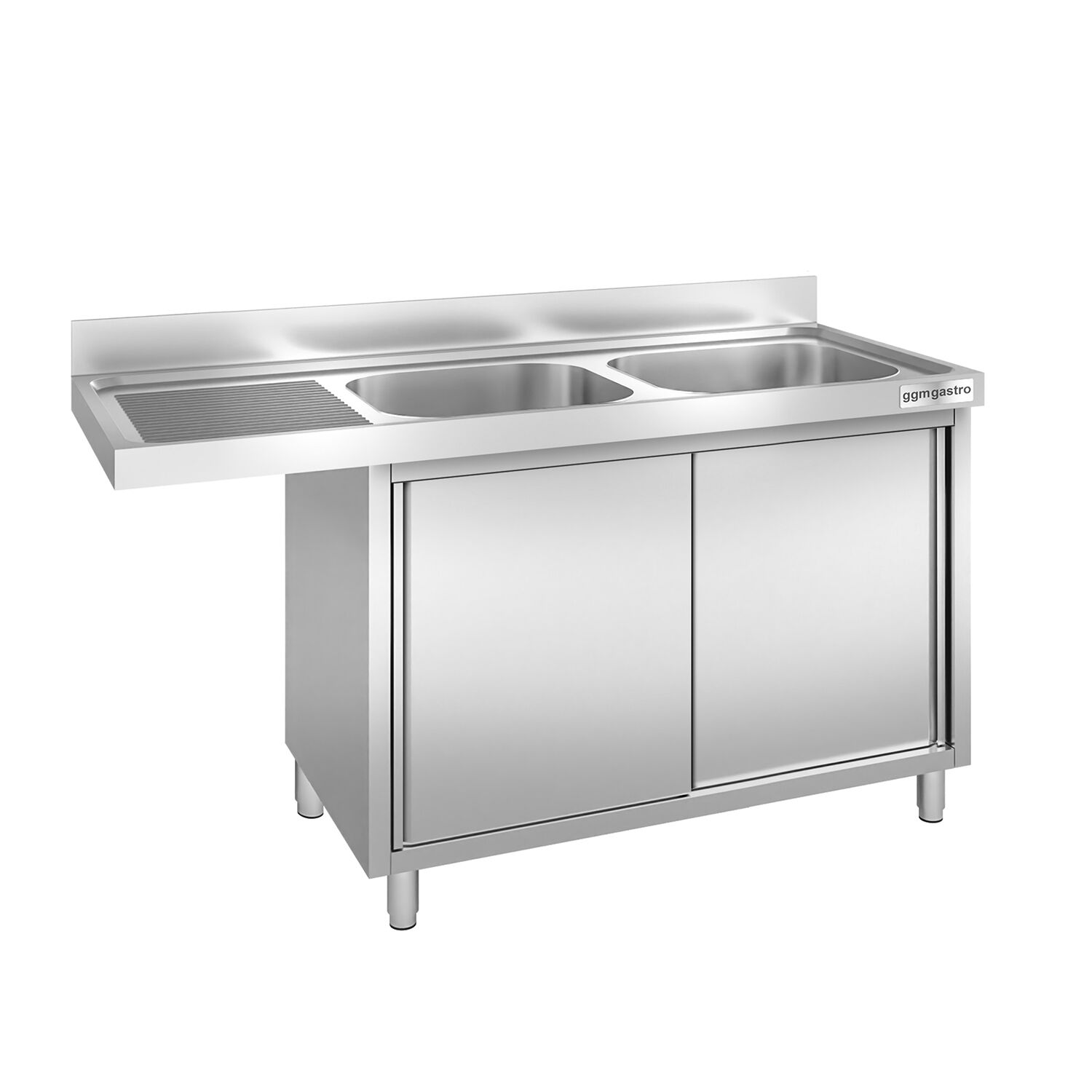 Eelpesulaud ustega 1600x700 mm – 2 valamut paremal