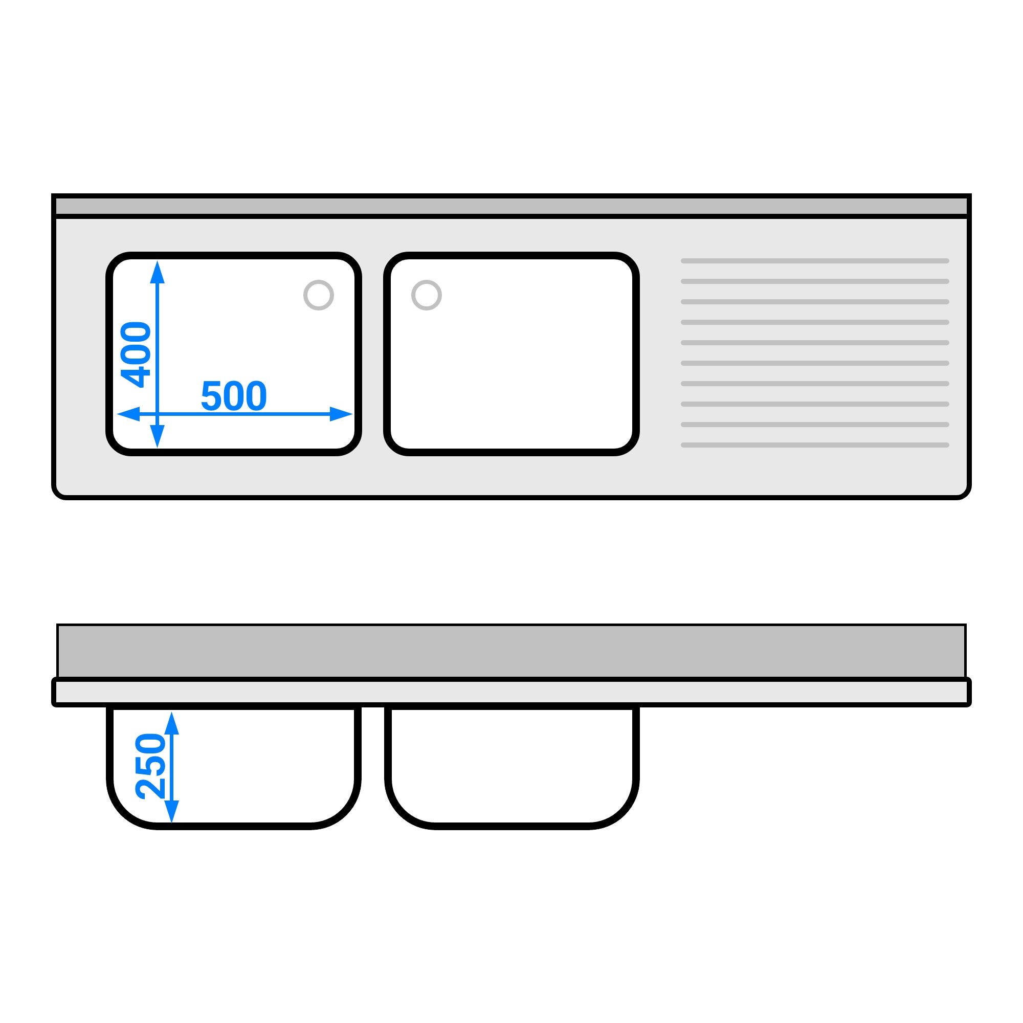 Valamukapp PREMIUM 1800x600 mm – 2 valamut vasakul