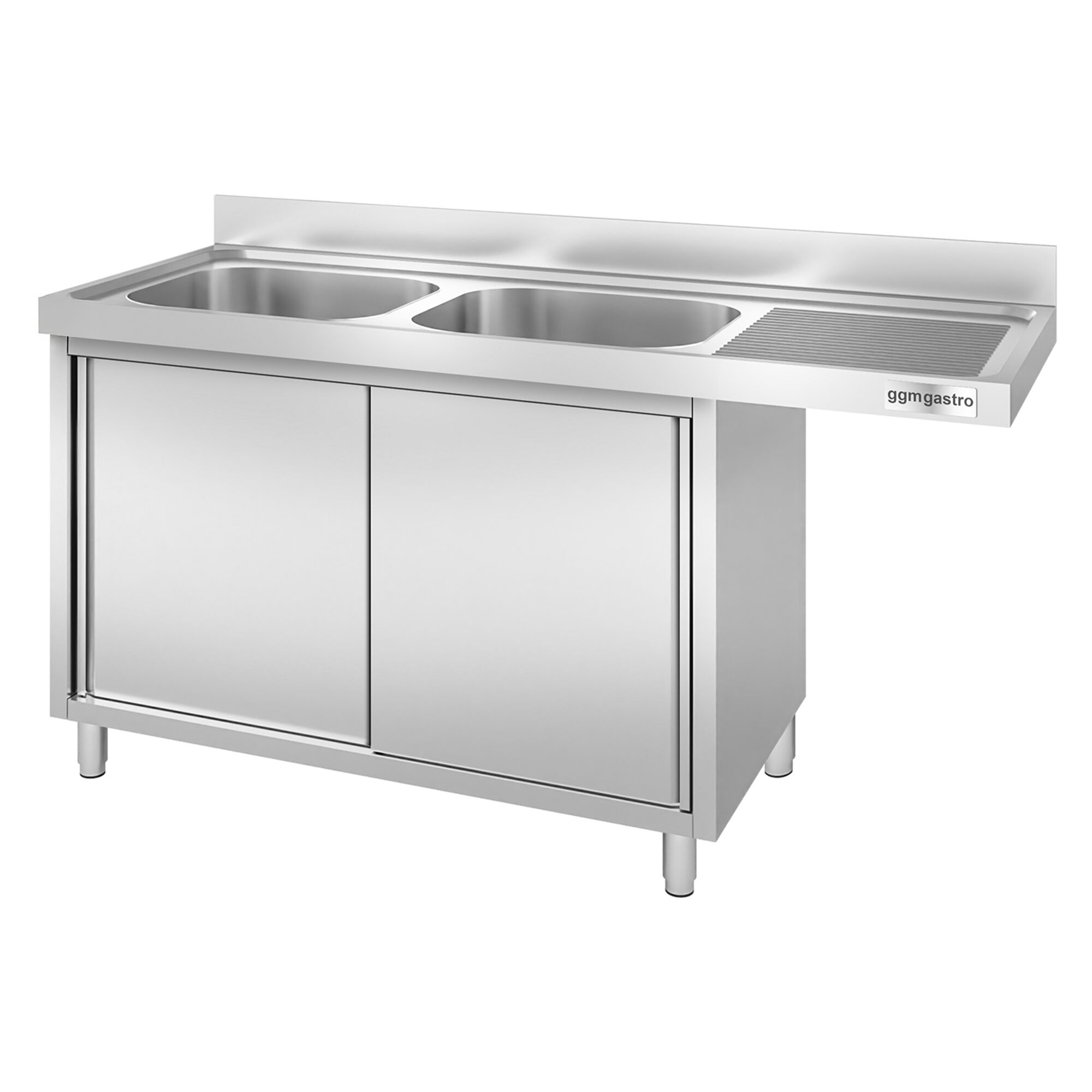 Eelpesulaud ustega 1800x600 mm – 2 valamut vasakul