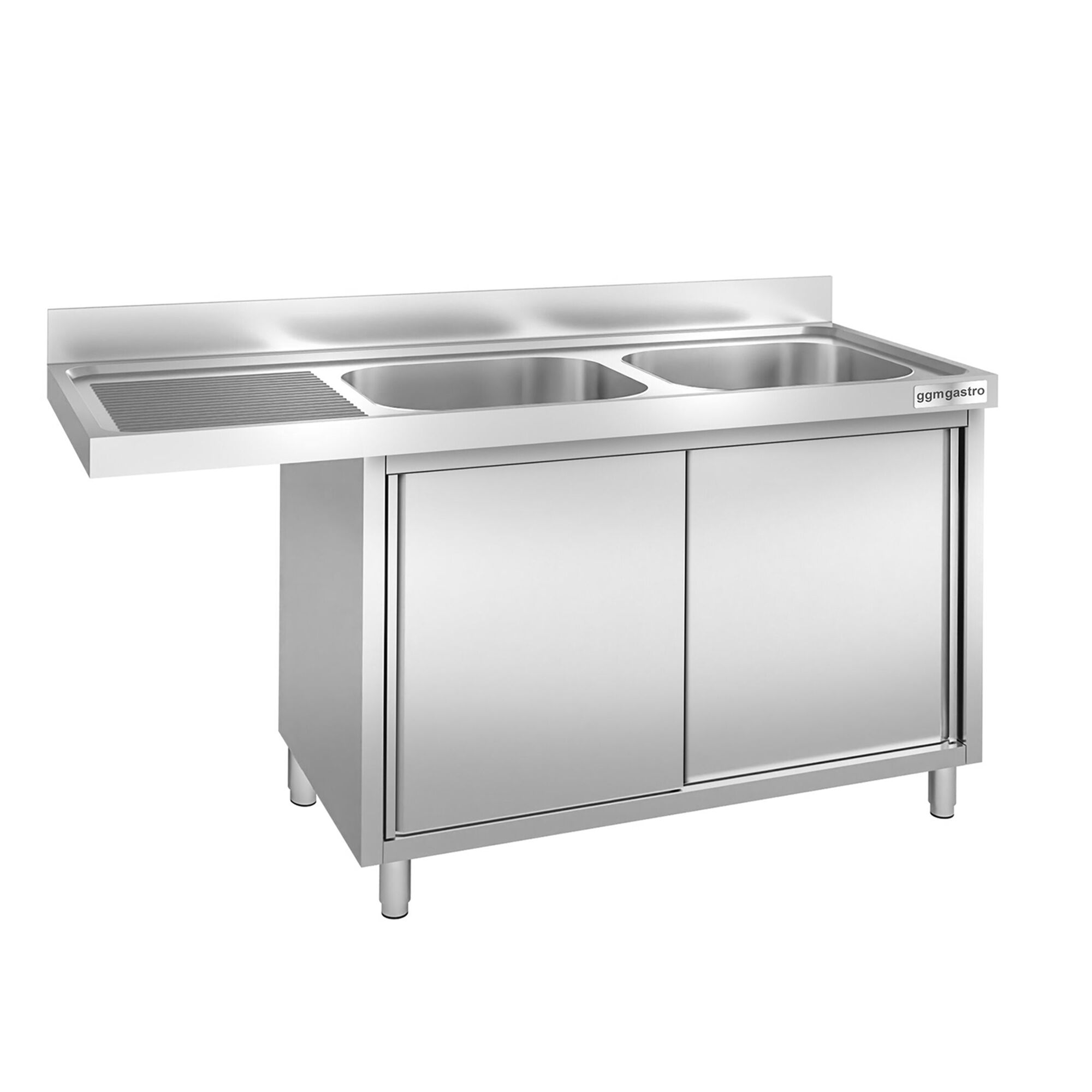 Eelpesulaud ustega 1800x600 mm – 2 valamut paremal