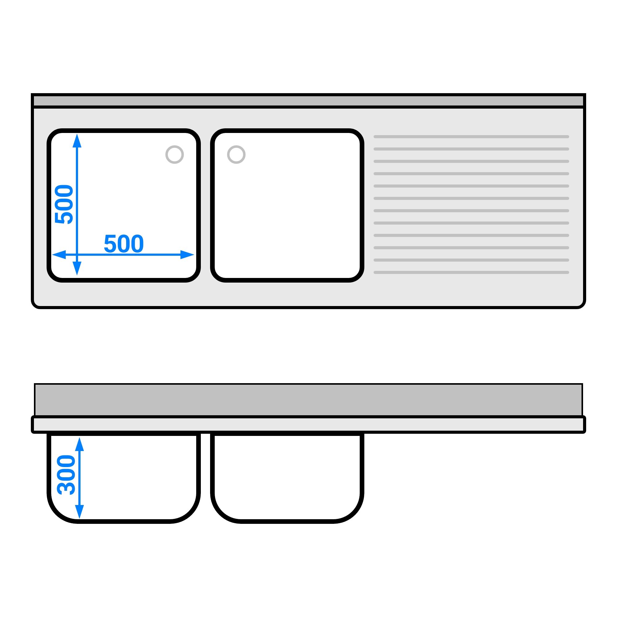 Valamukapp PREMIUM 1800x700 mm – 2 valamut vasakul