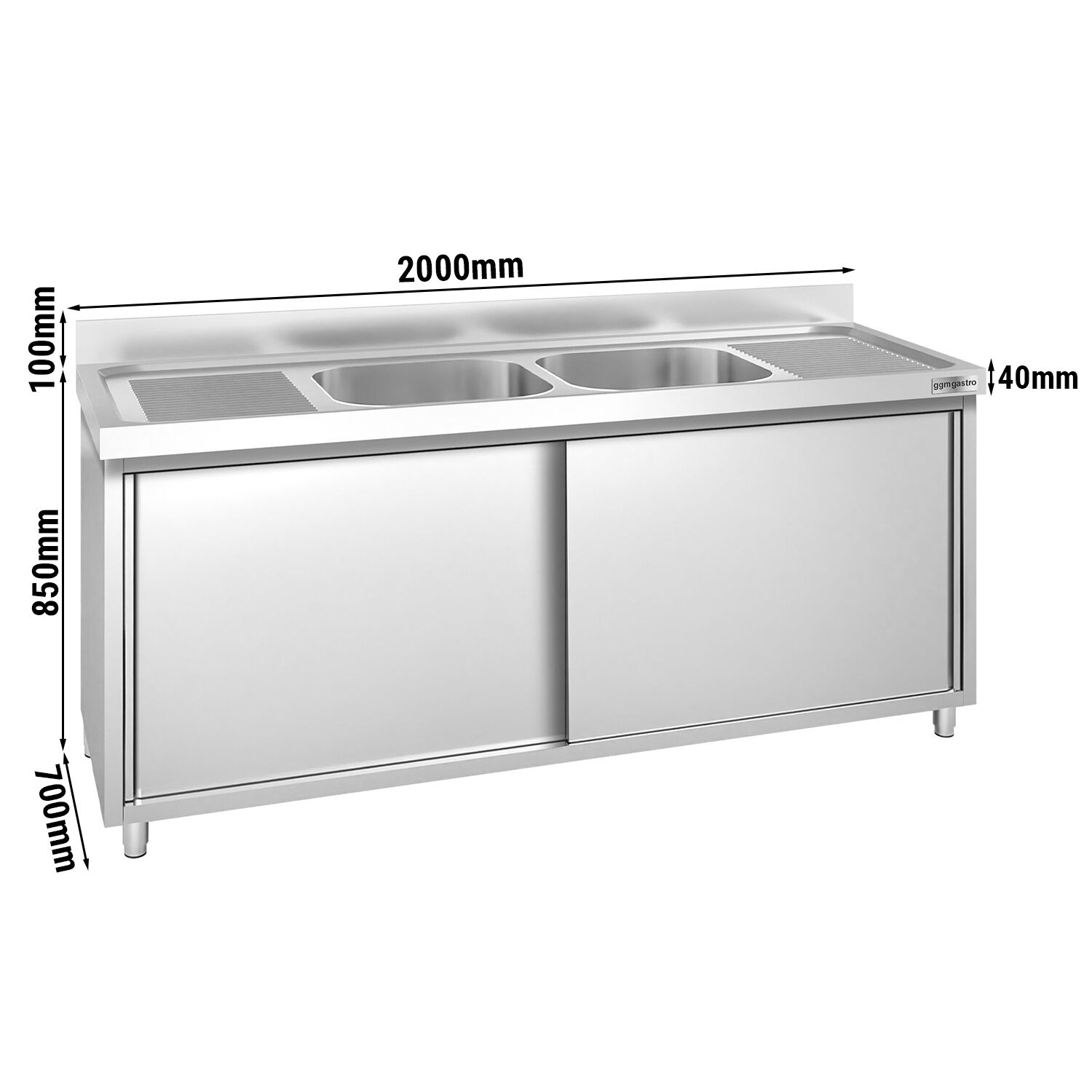 Valamukapp PREMIUM 2000x700 mm – 2 valamut keskel