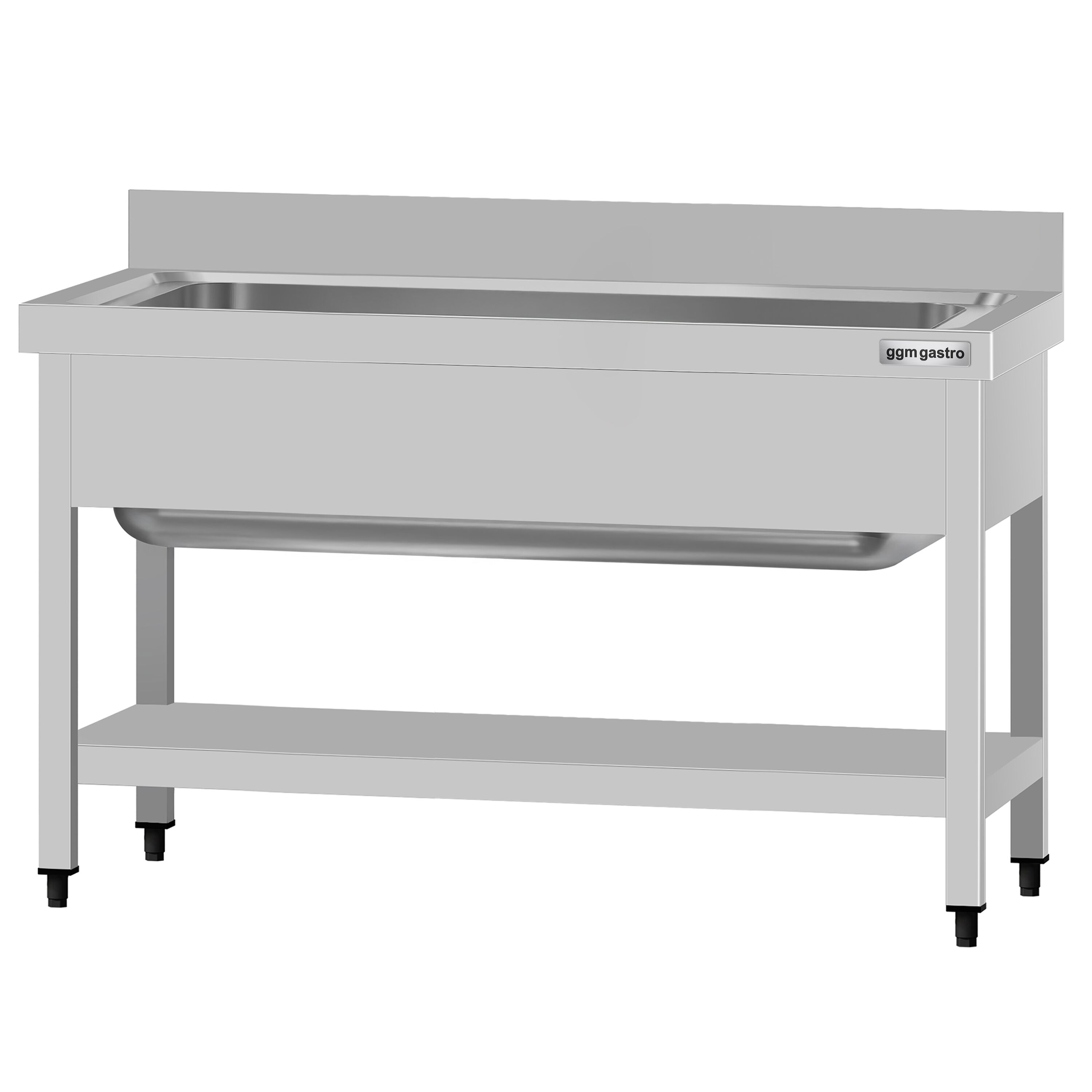 Valamulaud ECO 1200x600 mm – riiuliga, tagaservaga