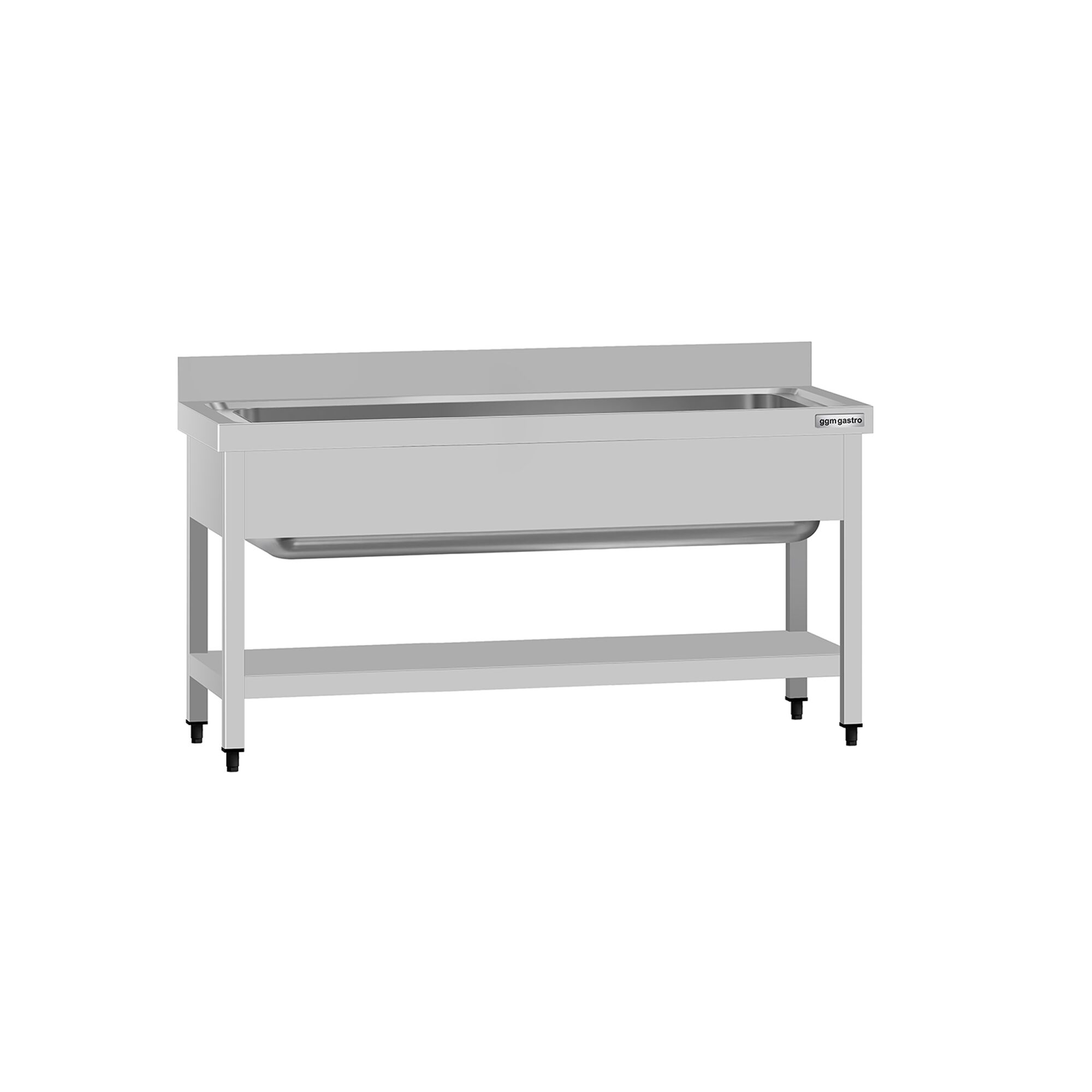 Valamulaud ECO 1400x600 mm – riiuliga, tagaservaga