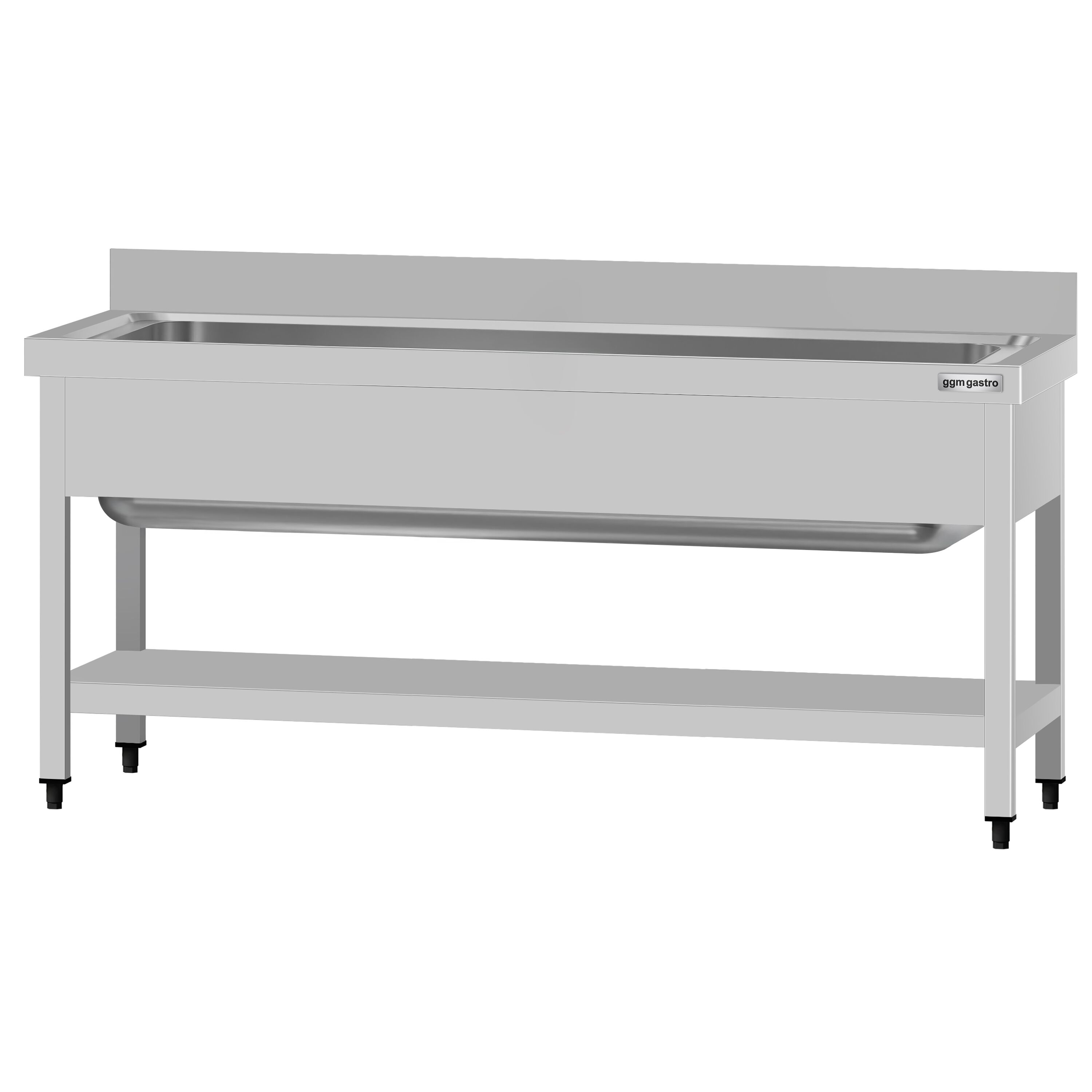 Valamulaud ECO 1600x600 mm – riiuliga, tagaservaga