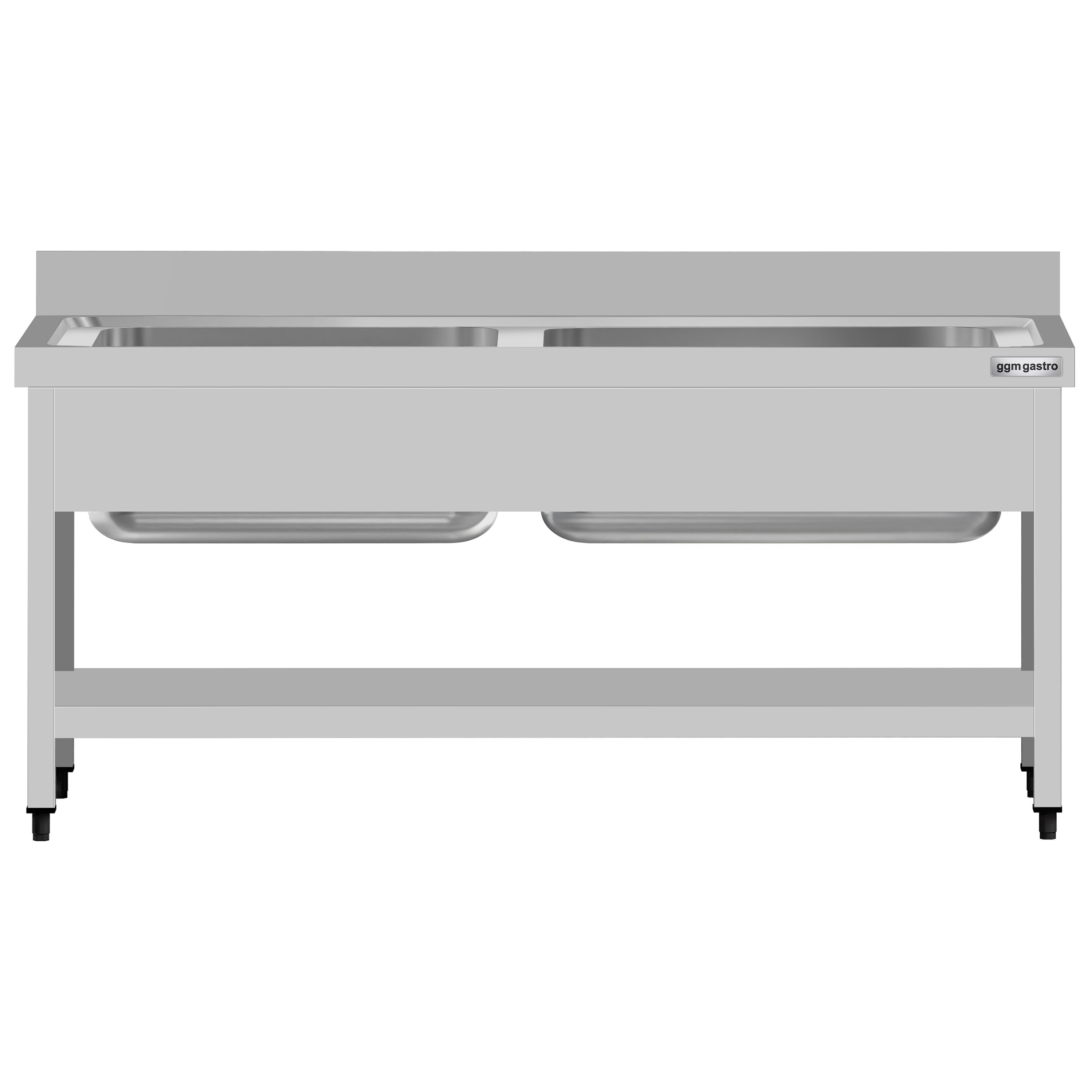Valamulaud ECO 1600x600 mm – riiuliga, tagaservaga