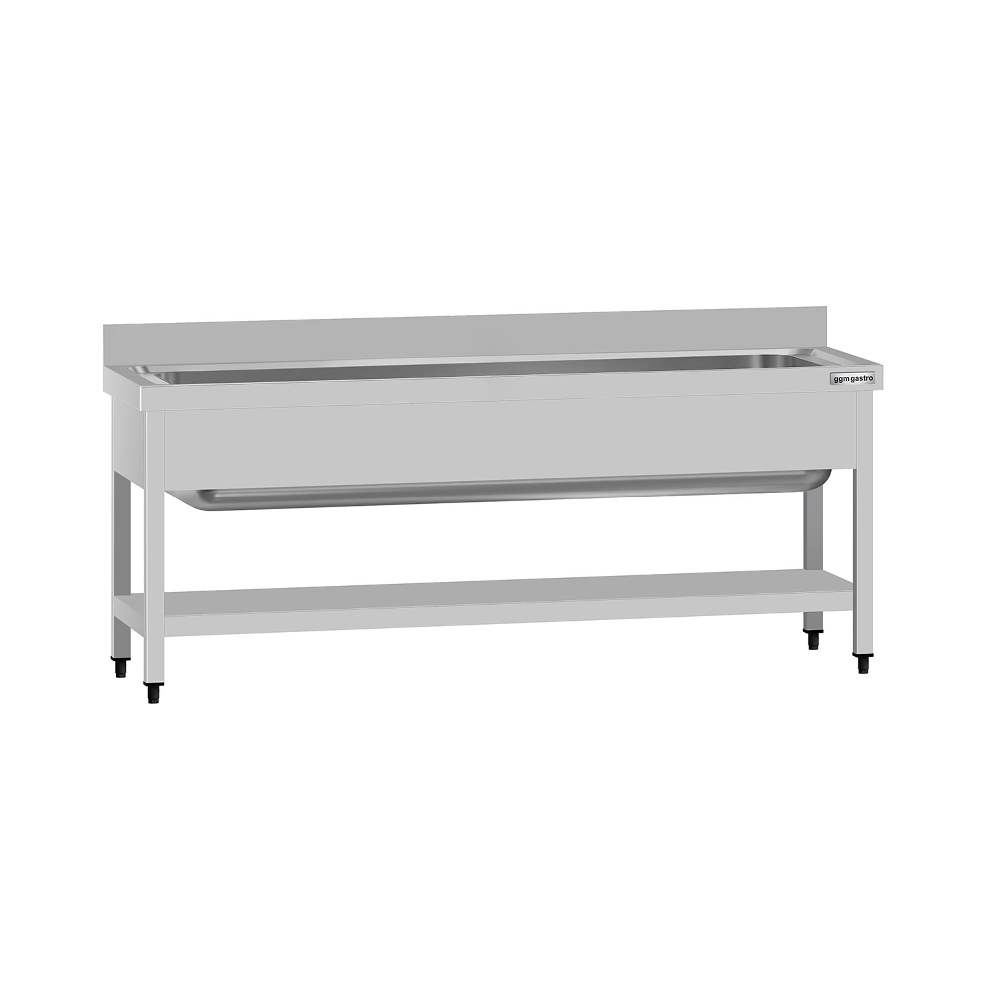 Valamulaud ECO 1800x700 mm – riiuliga, tagaservaga