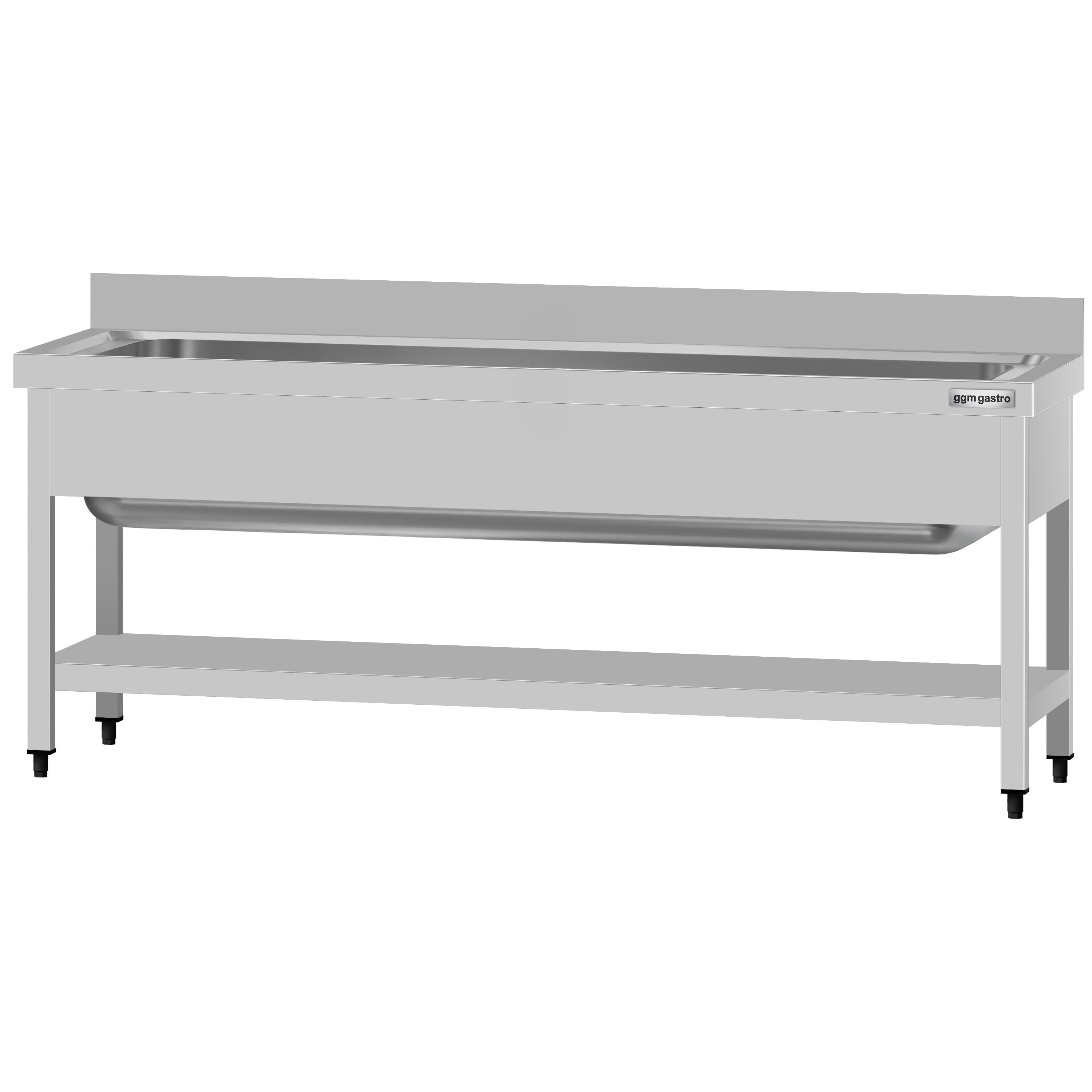 Valamulaud ECO 1800x700 mm – riiuliga, tagaservaga
