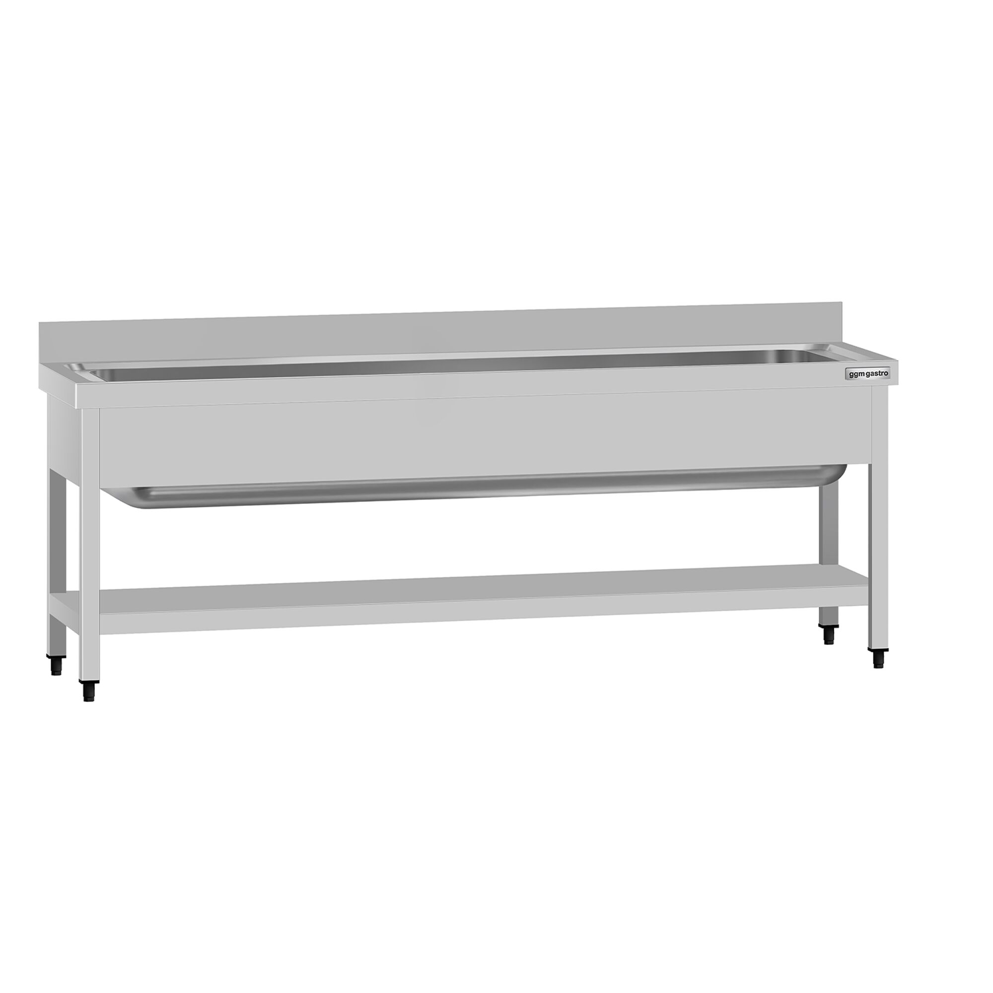 Valamulaud ECO 2000x700 mm – riiuliga, tagaservaga