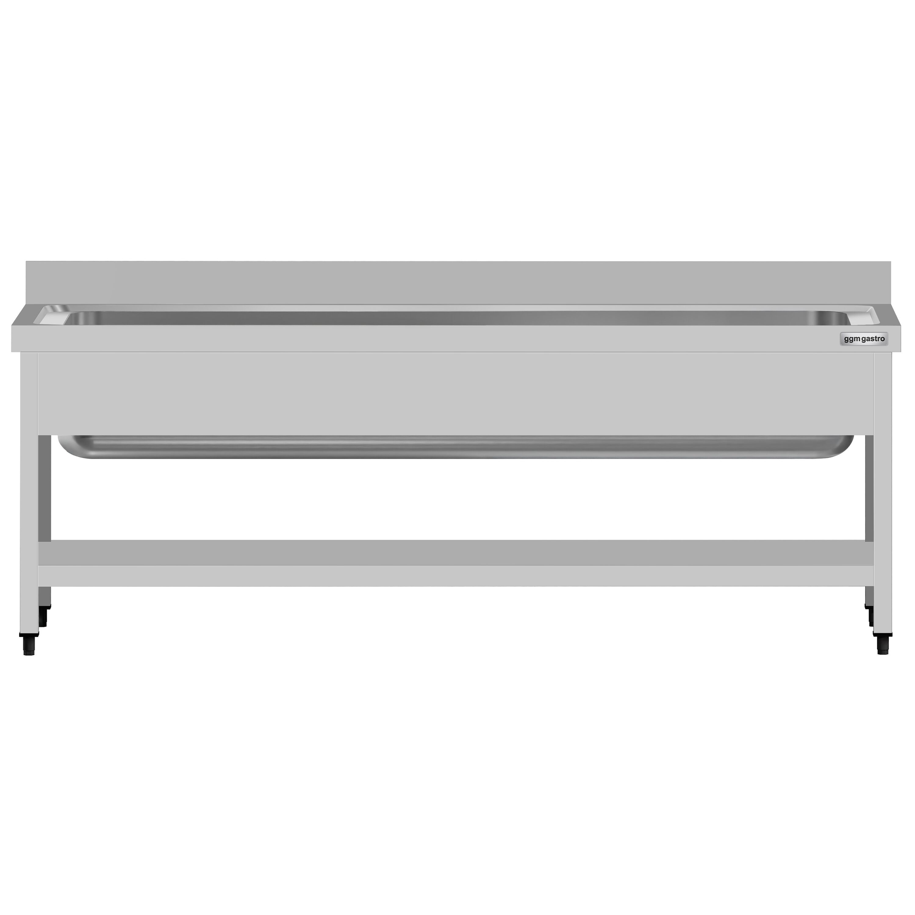 Valamulaud ECO 2000x700 mm – riiuliga, tagaservaga