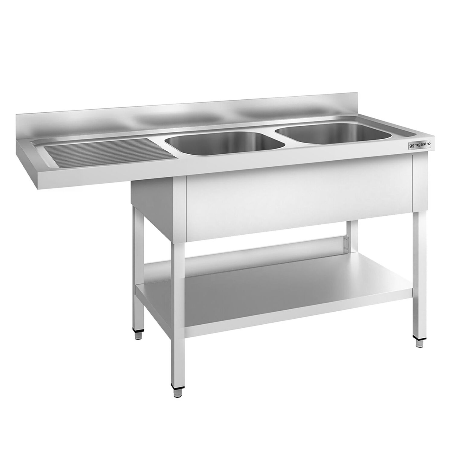 Eelpesulaud 1600x600 mm – 2 valamut vasakul