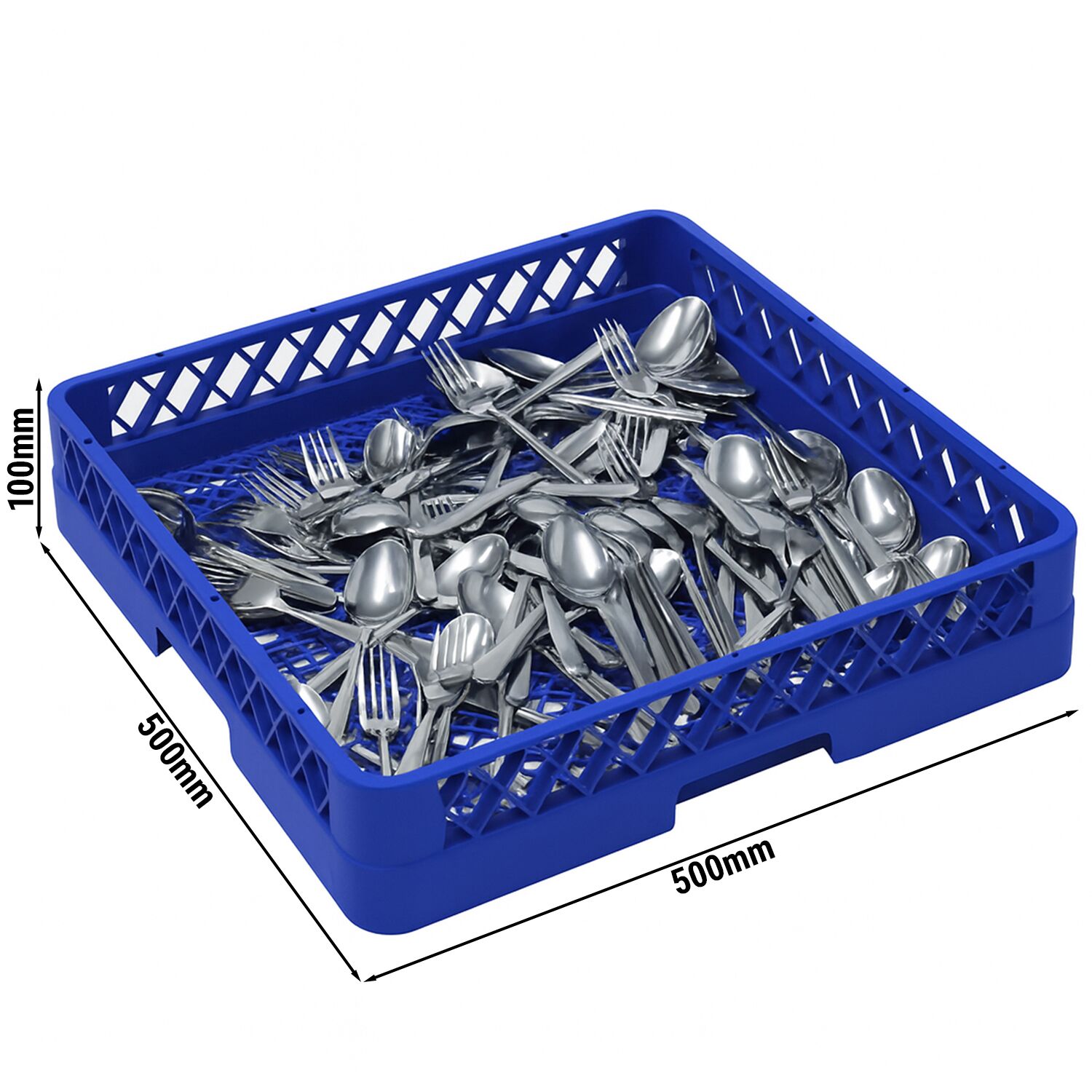 Söögiriistade pesukorv 500x500 mm – sinine