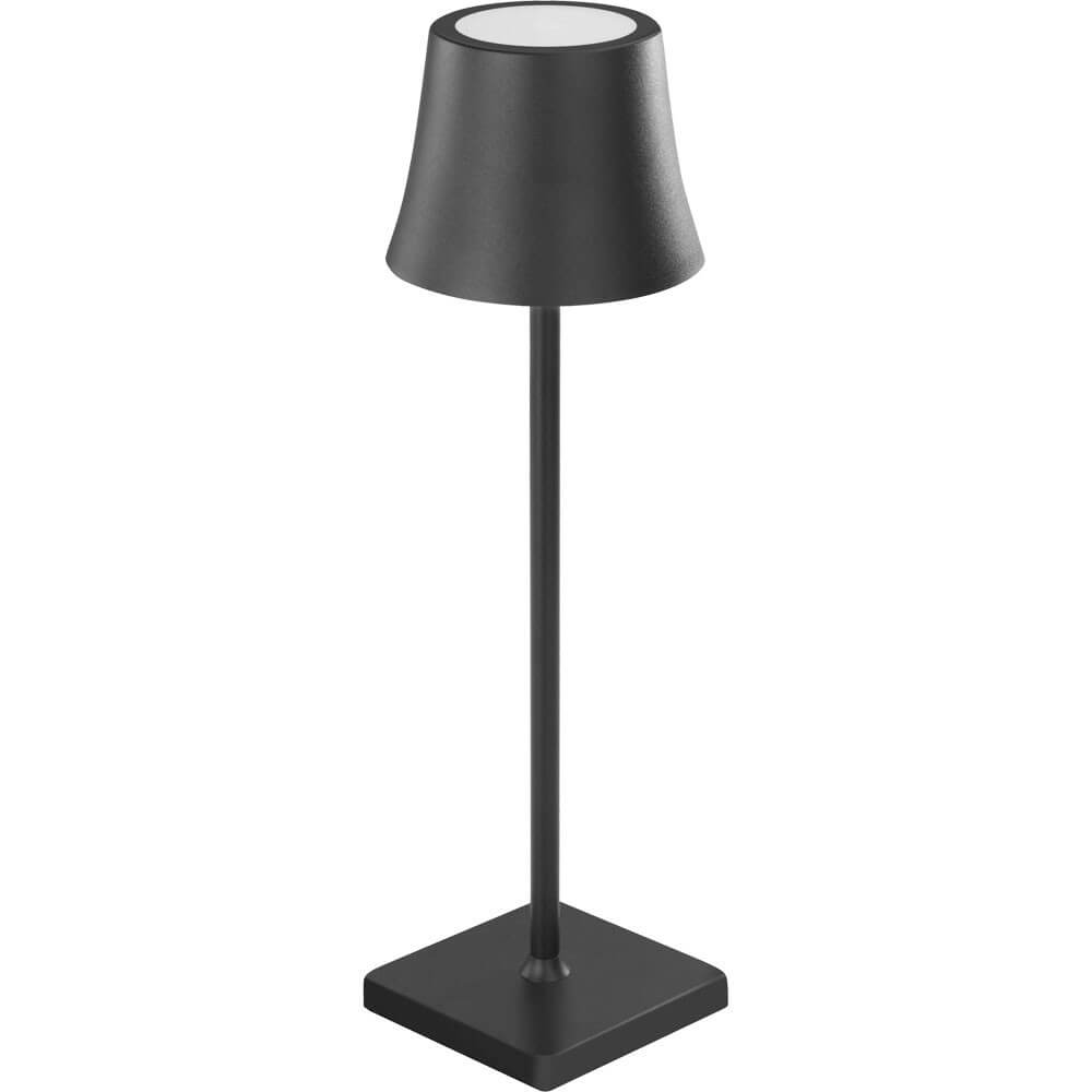 Must juhtmevaba LED-laualamp 375 mm