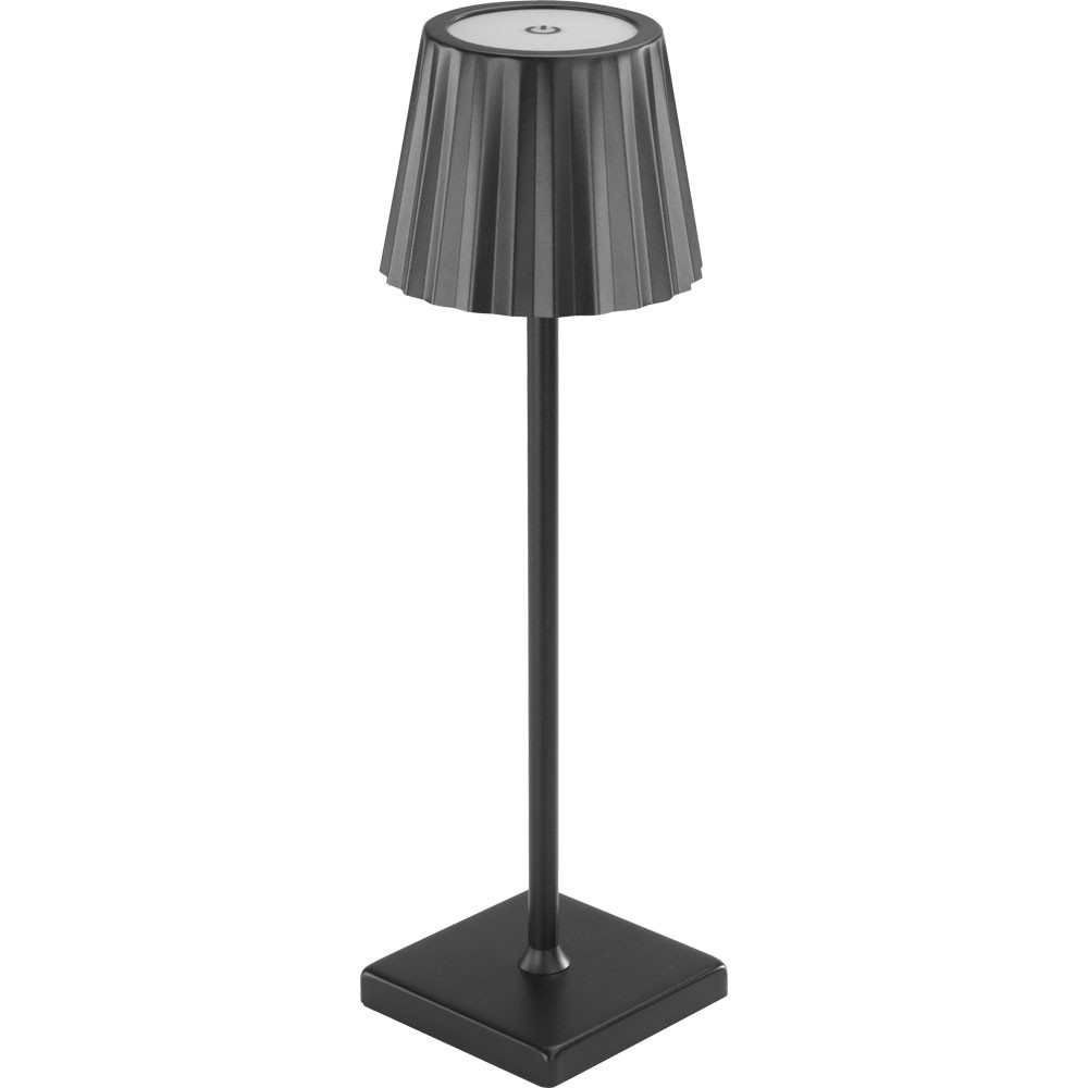 Must juhtmevaba LED-laualamp 375 mm