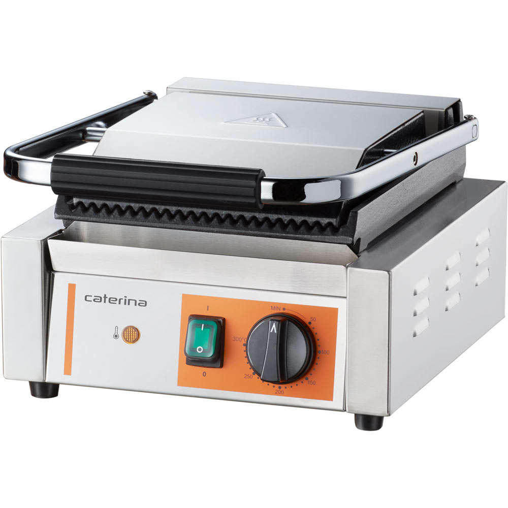 Ühekordne ribiline kontaktgrill 1,8 kW