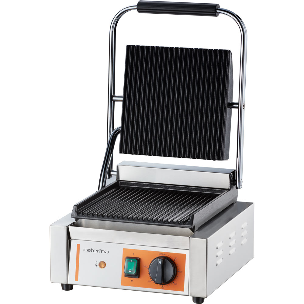 Ühekordne ribiline kontaktgrill 1,8 kW