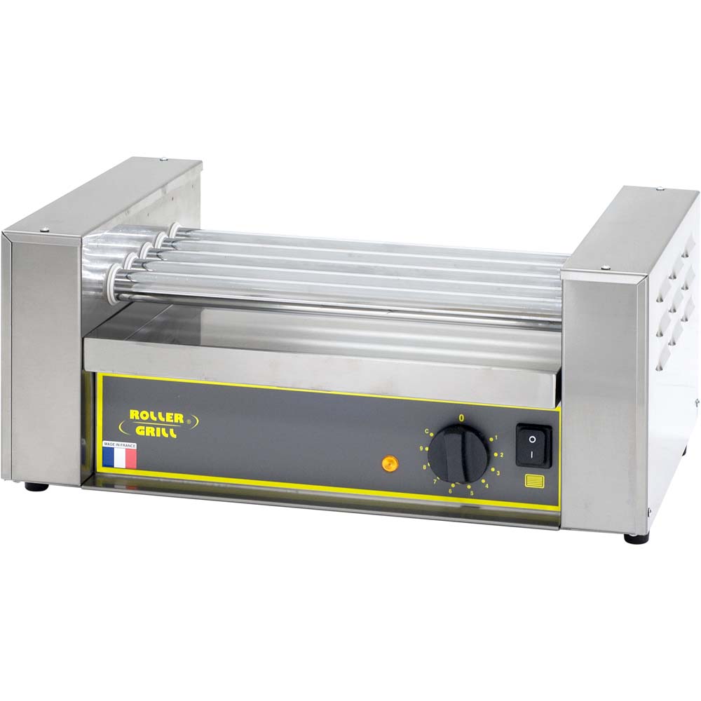 Hot dog’i grill, 5 rulli, 0,6 kW